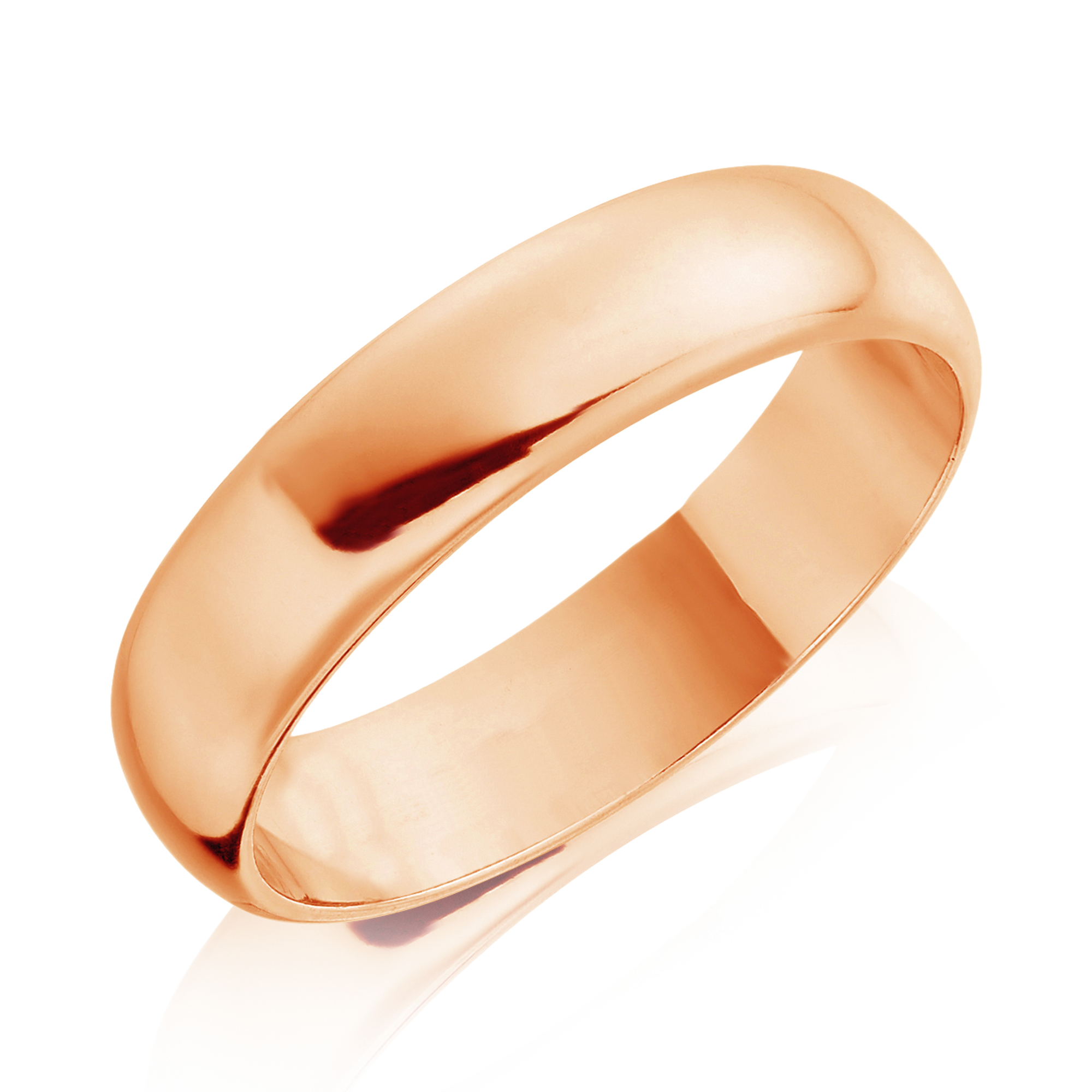 Amazon.com: ETERNATE 14k Solid Gold Flat Wedding Band (3mm) / Thin Wedding  Rings for Women and Men in Yellow, White and Rose Gold : Handmade Products