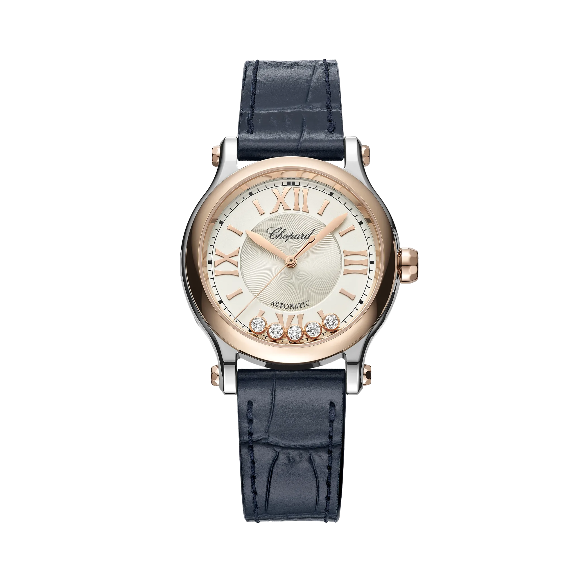 Chopard Happy Sport 33 33mm, Silver Dial, Baton/Roman Numerals_1