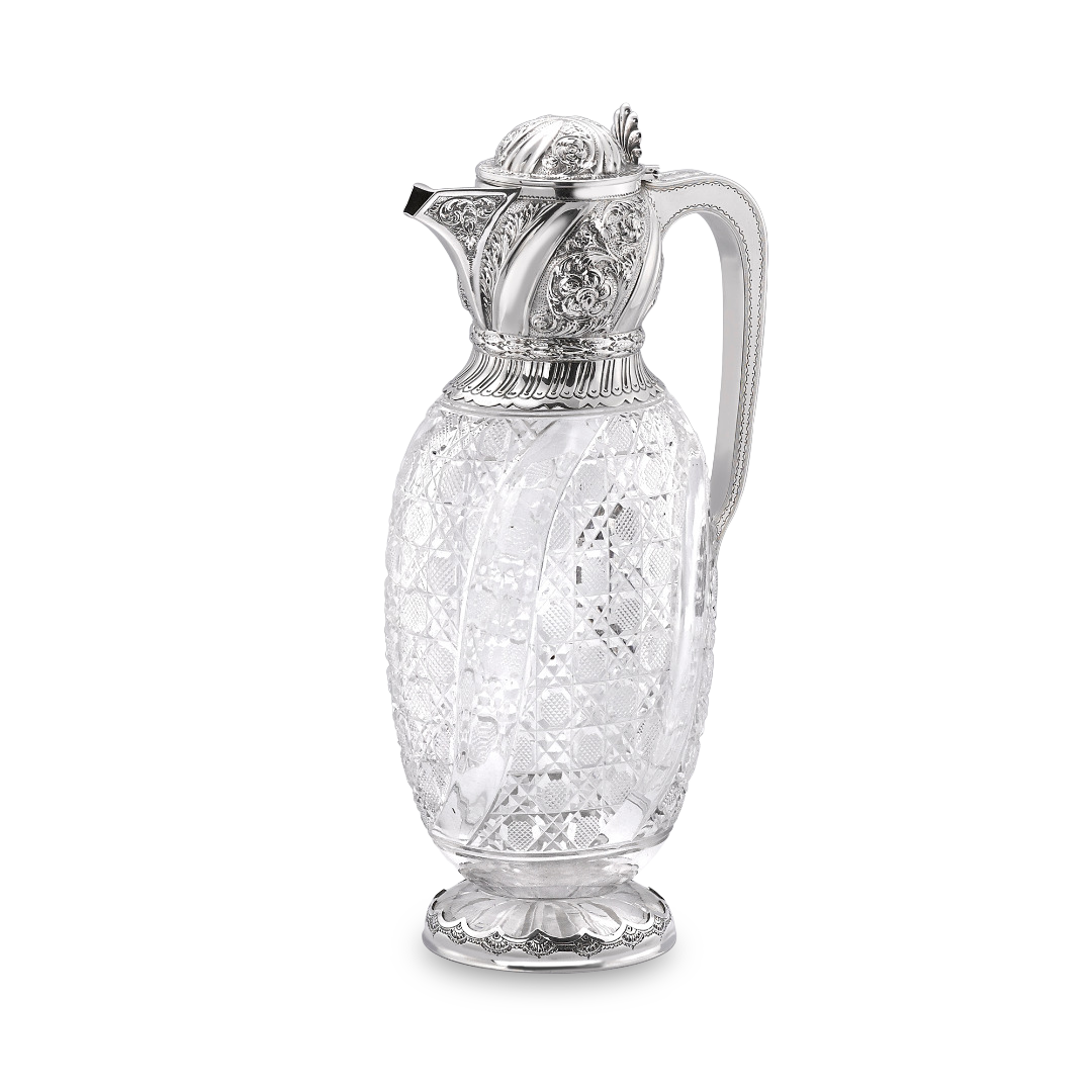 Silver Victorian Claret Jug Hallmarked Birmingham_1