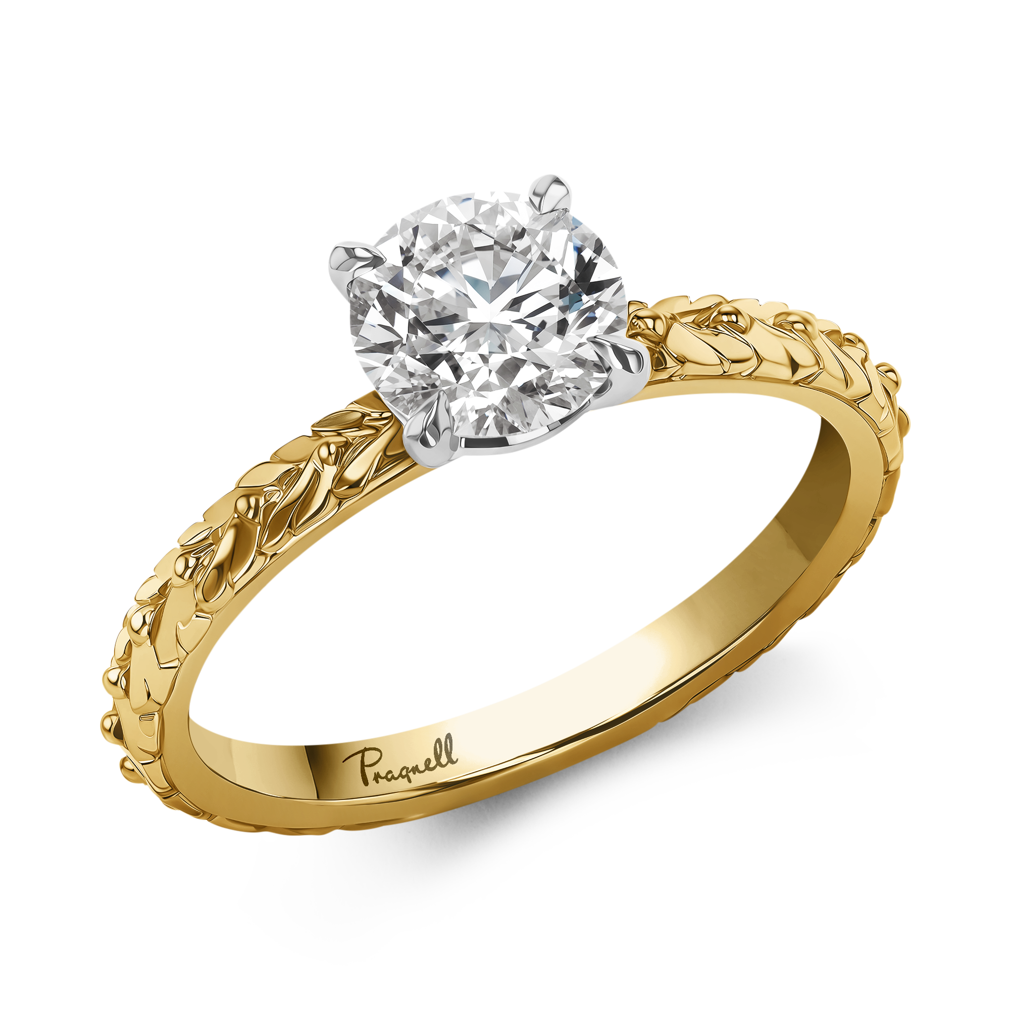 Apple Blossom 0.30ct Brilliant Cut Diamond Ring Brilliant cut, Claw set_1