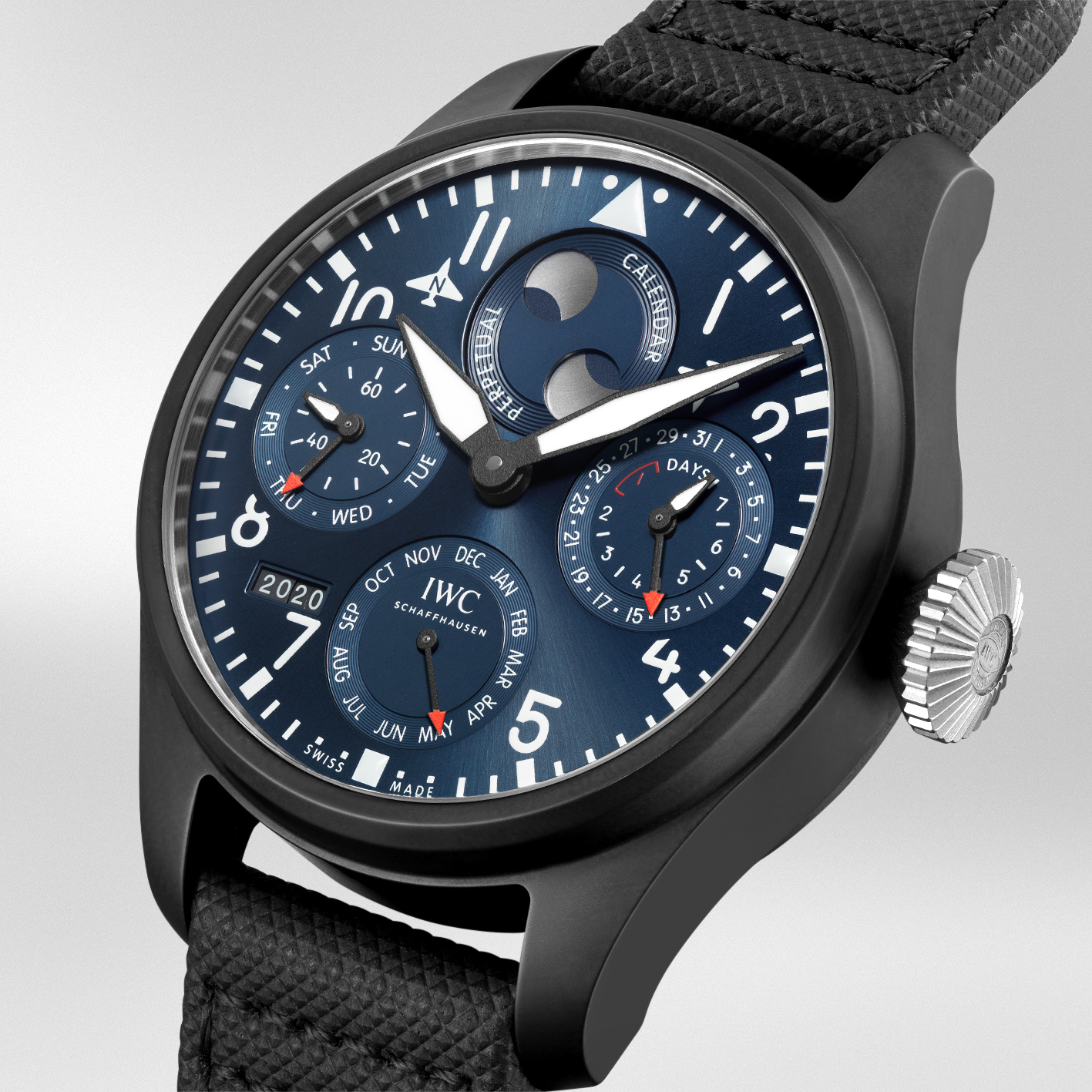 IWC Big Pilot Perpetual Calendar Edition 'Rodeo Drive' 46.5mm, Blue Dial, Arabic Numerals_2