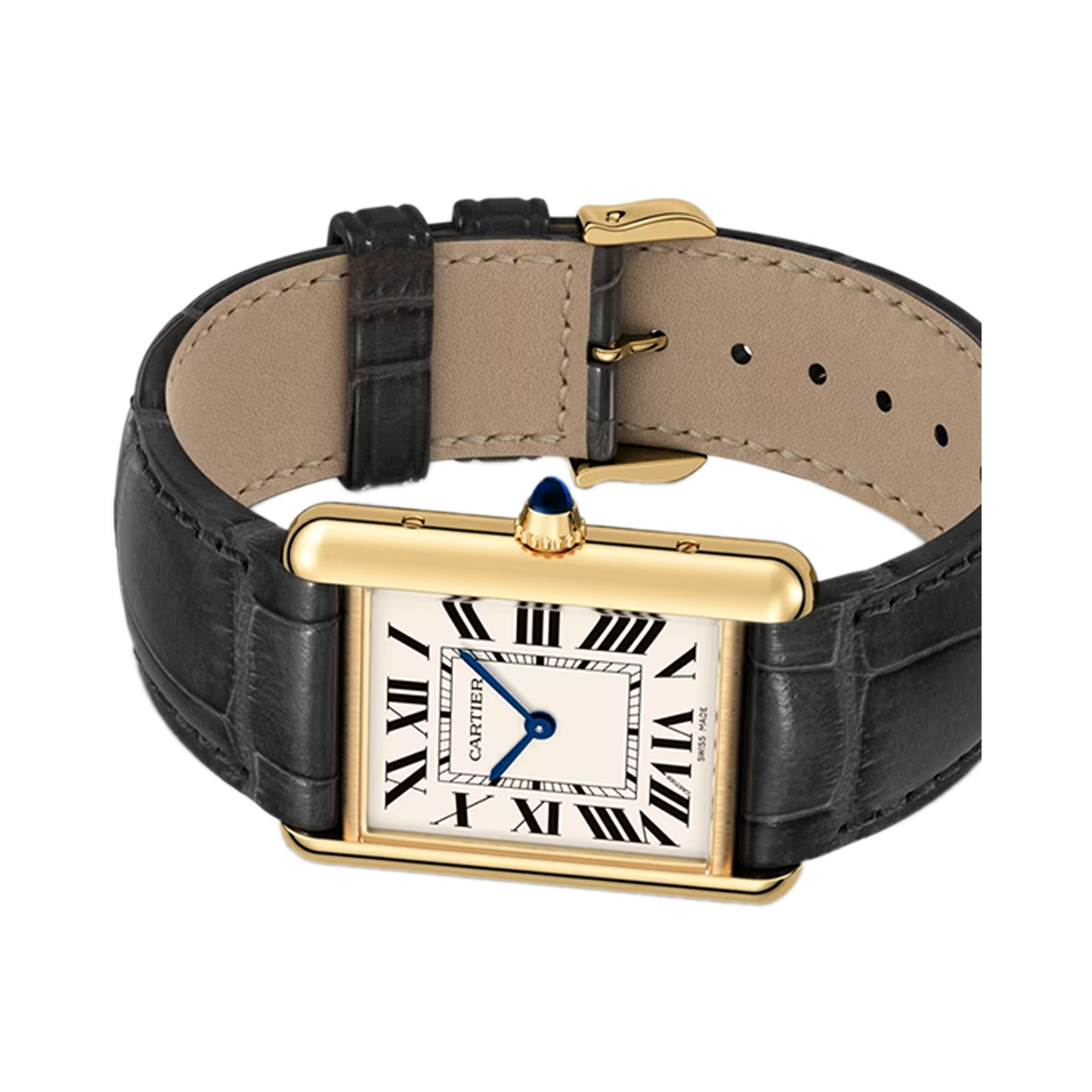 Cartier Tank Louis Cartier 25.5mm, Silver Dial, Roman Numerals_4