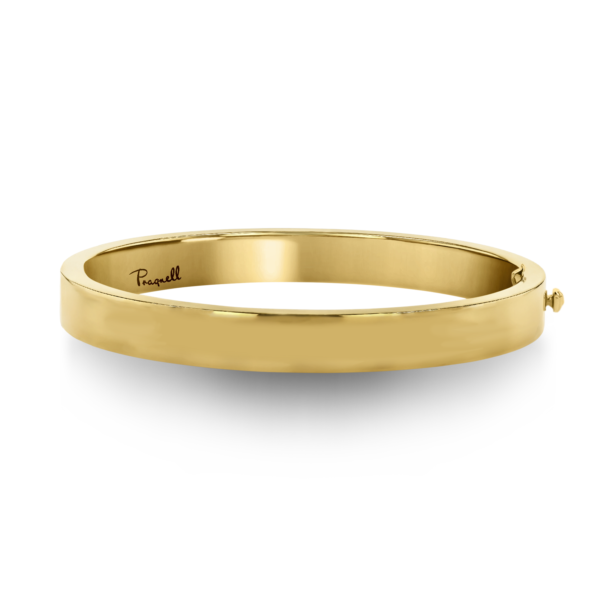 Plain Polished 8mm Square Bangle _1