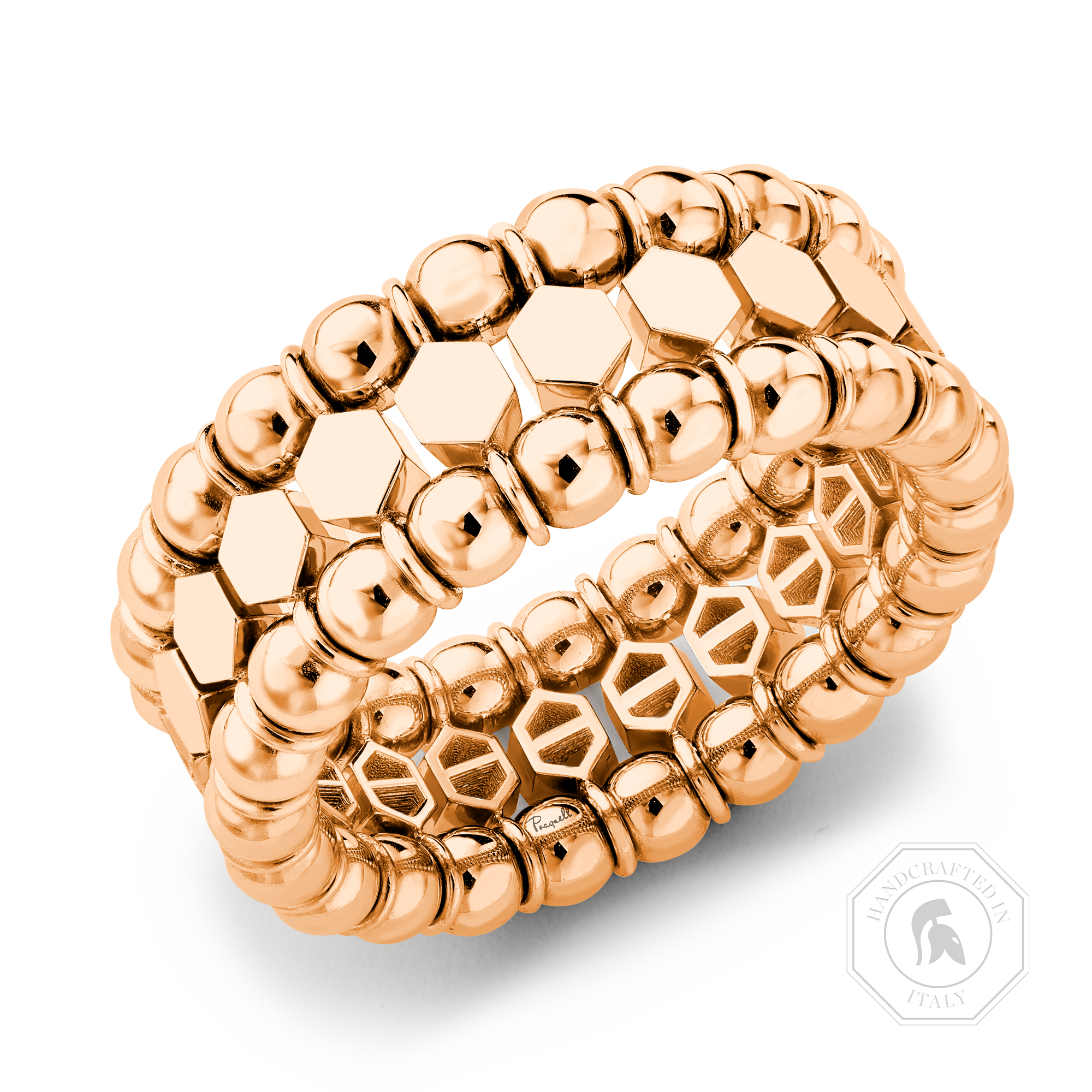 Bohemia Expandable Three Row Ring _1
