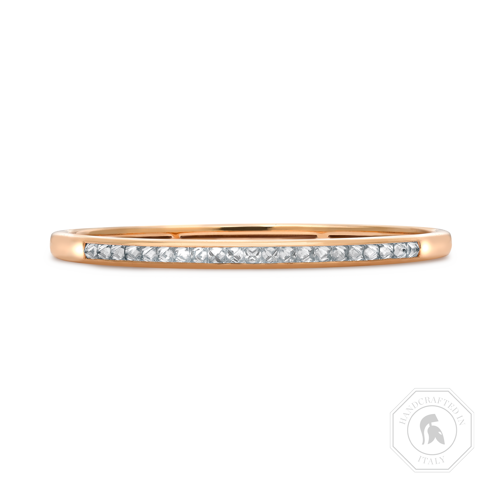 RockChic Diamond Bangle Princess Cut, Channel Set_1