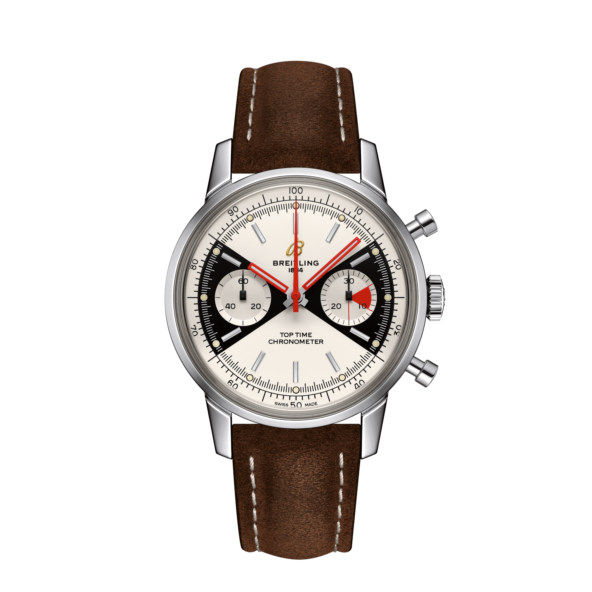 Breitling Top Time Limited Edition 41mm, Silver Dial, Baton Numerals_1