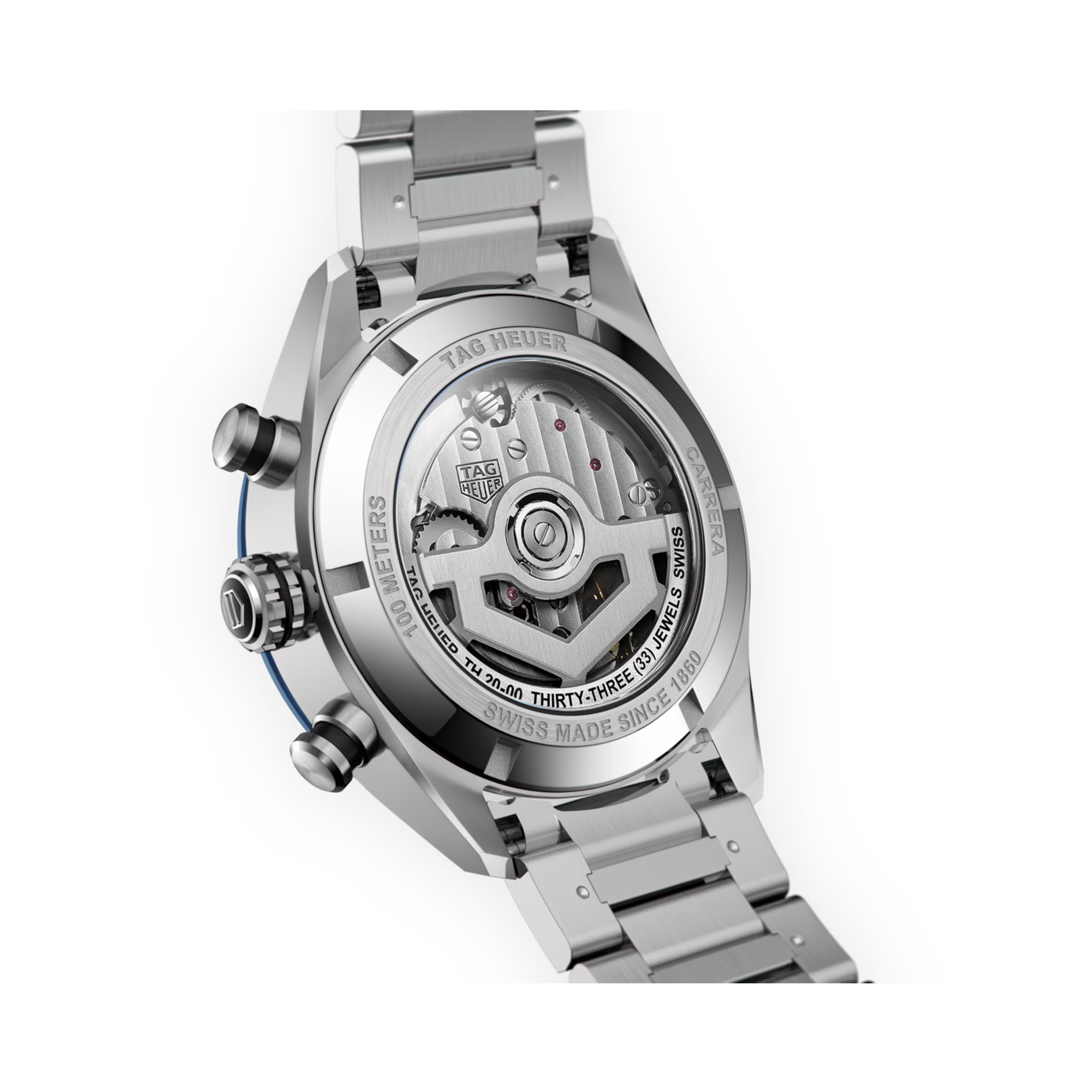 Tag Heuer Carrera Chronograph 44mm, Blue Dial, Baton Numerals_2