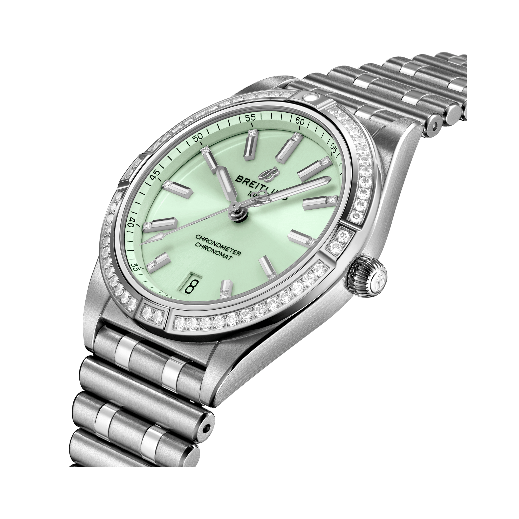 Breitling Chronomat Automatic 36 36mm, Green Dial, Diamond Numerals_3