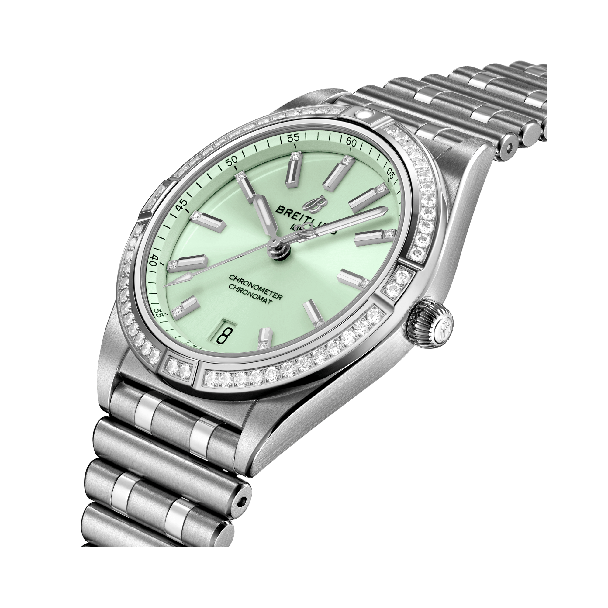 Breitling Chronomat Automatic 36 36mm, Green Dial, Diamond Numerals_3