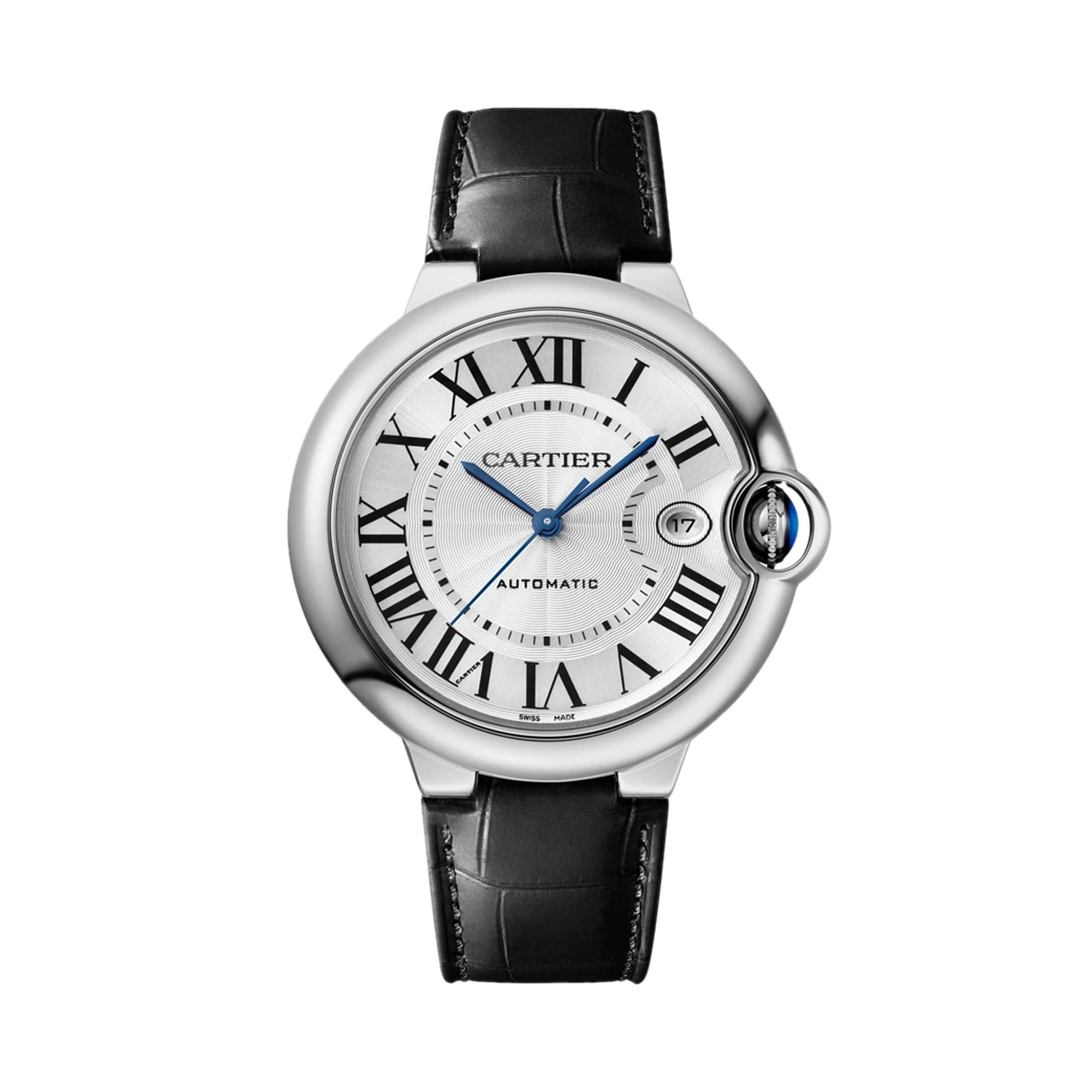 Cartier Ballon Bleu de Cartier WSBB0039 Watch - 40mm, Silver Dial ...