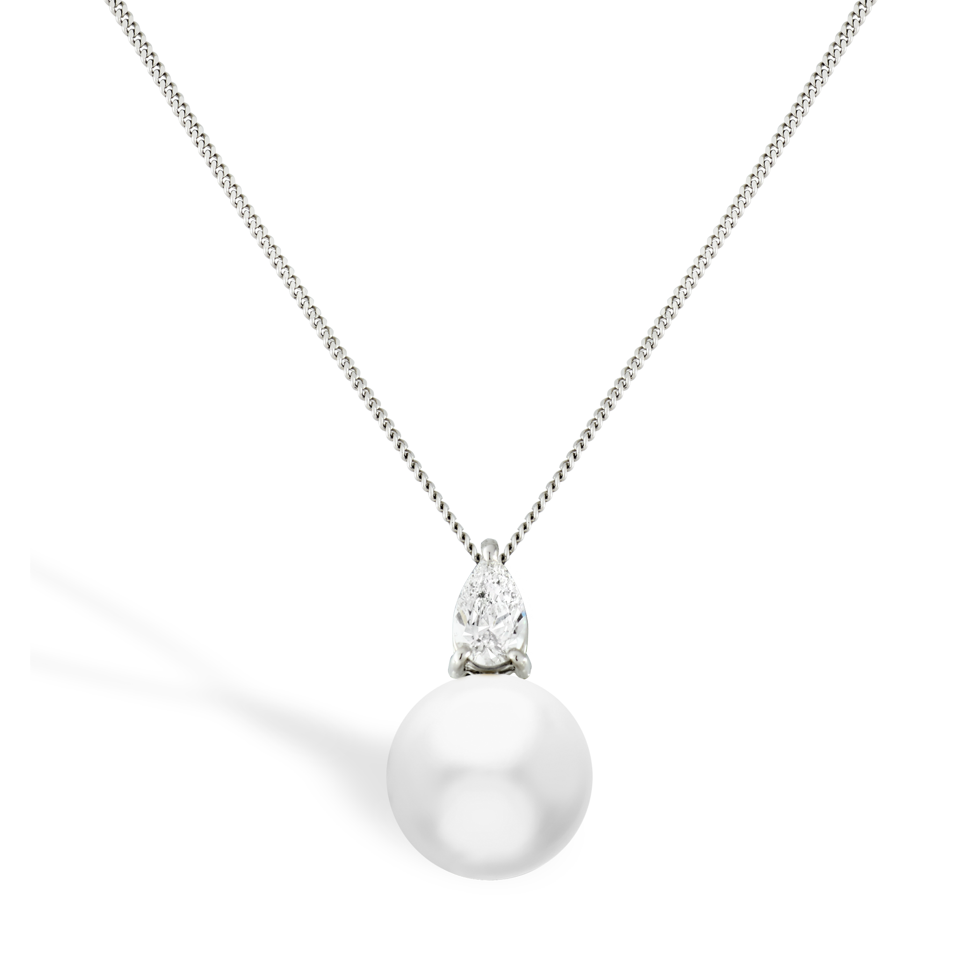 South Sea Pearl and Diamond Pendant 11mm - 12mm_1