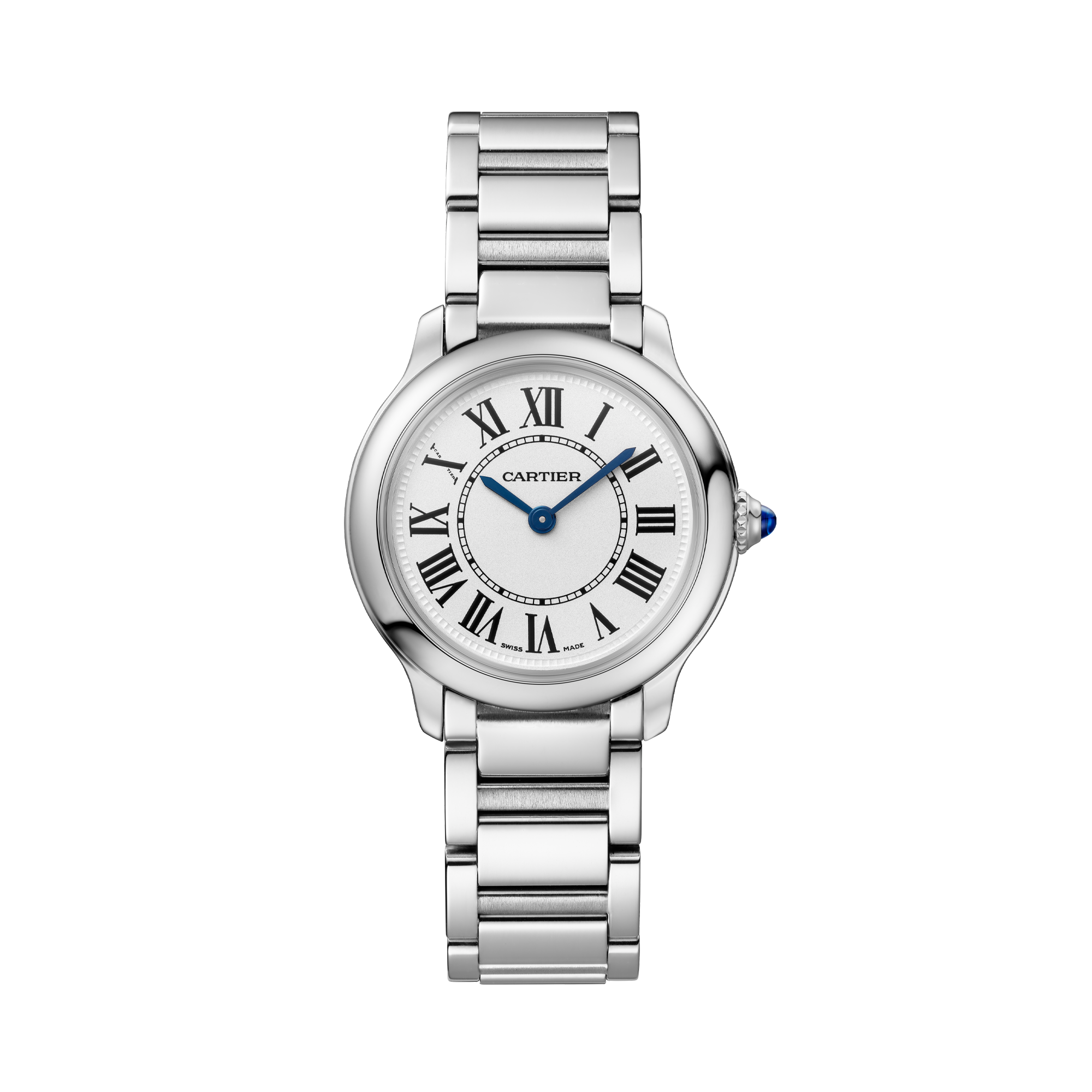 Cartier Ronde Must 29mm, Silver Dial, Roman Numerals_1