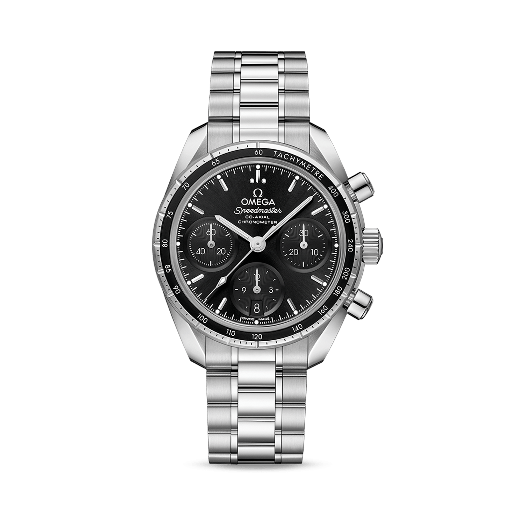 OMEGA Speedmaster 38 38mm, Black Dial, Baton Numerals_1