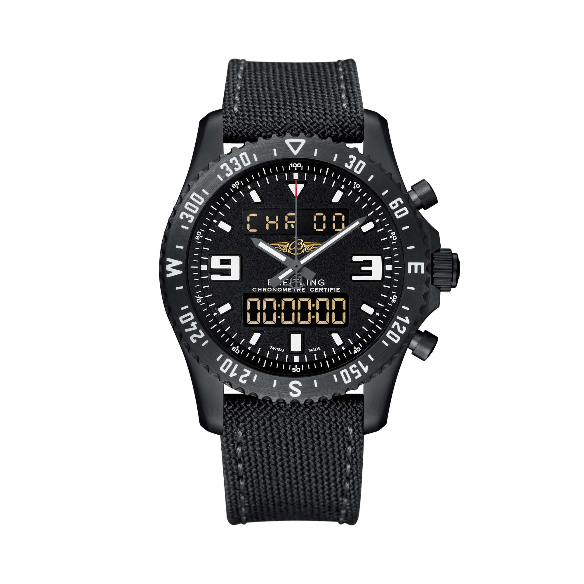 Breitling Chronospace Military 46mm, Black Dial, Arabic Numerals_1