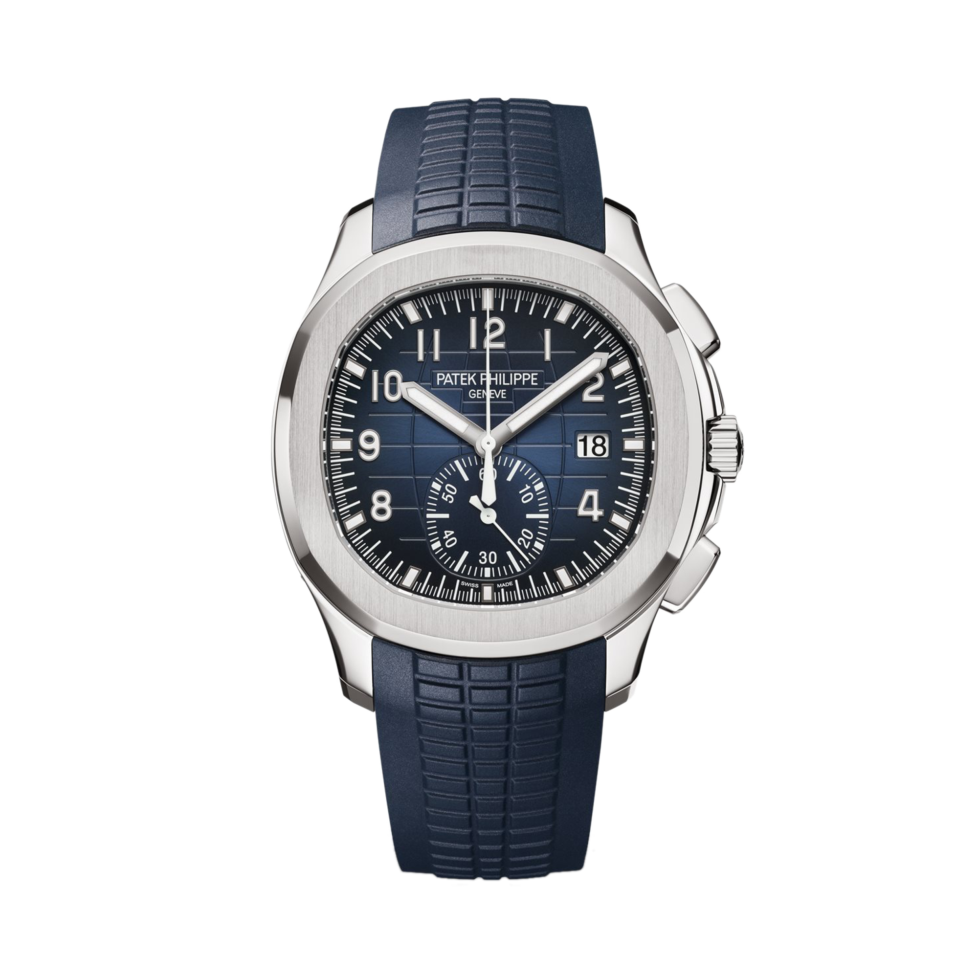 Patek Philippe Aquanaut 42.2mm, Blue Dial, Arabic Numerals_1