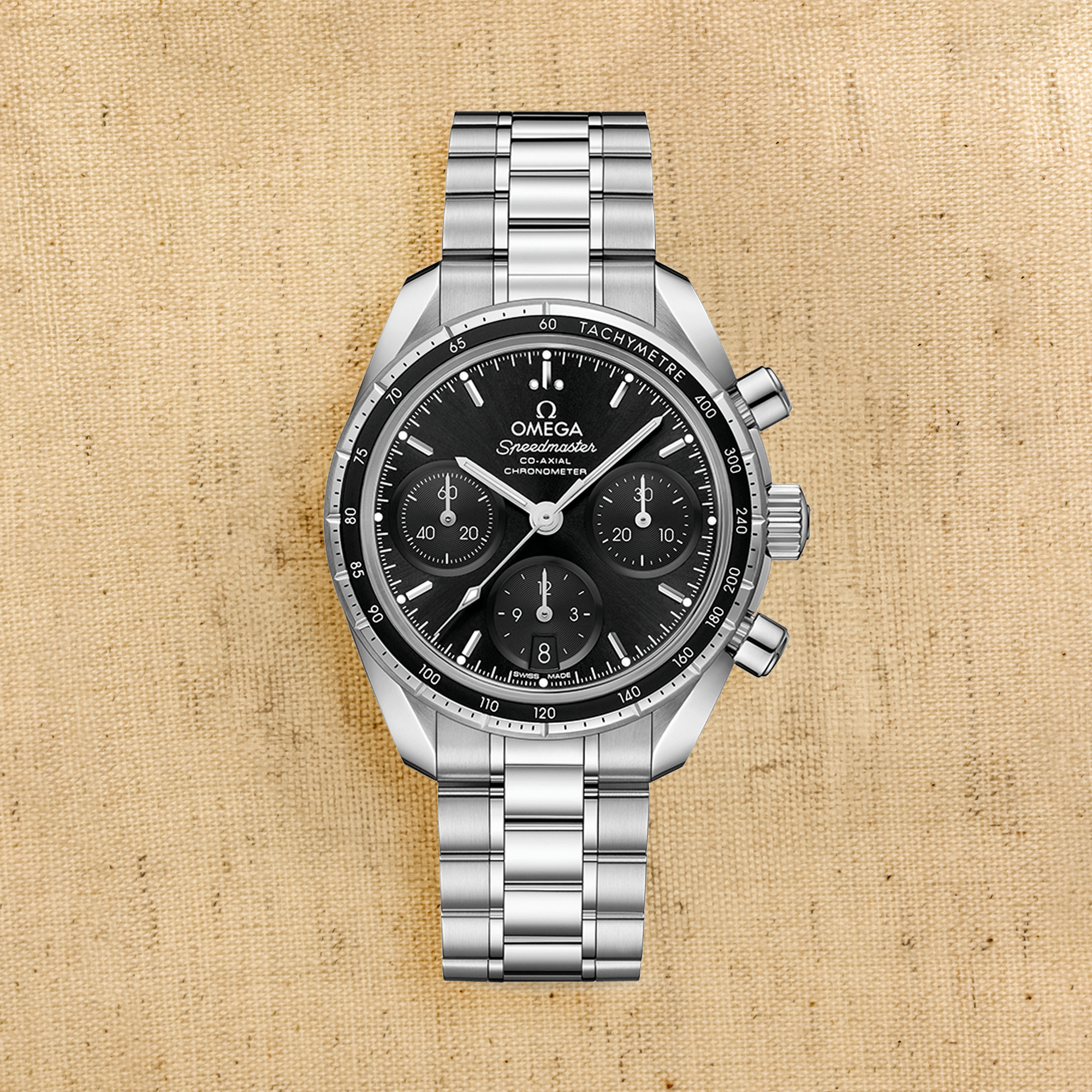 OMEGA Speedmaster 38 38mm, Black Dial, Baton Numerals_1
