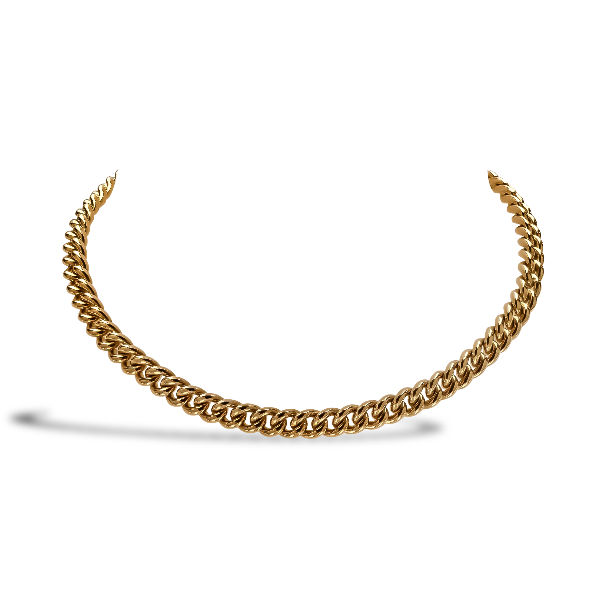 Victorian  34cm Oval Link Necklace _1