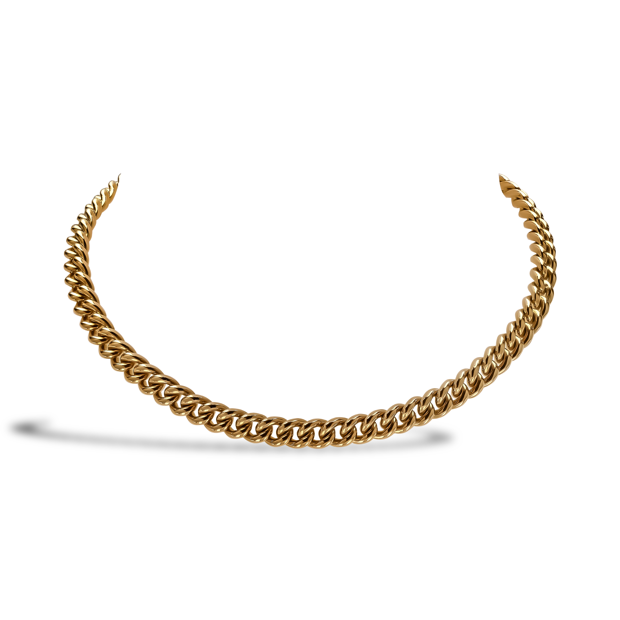 Victorian  34cm Oval Link Necklace _1