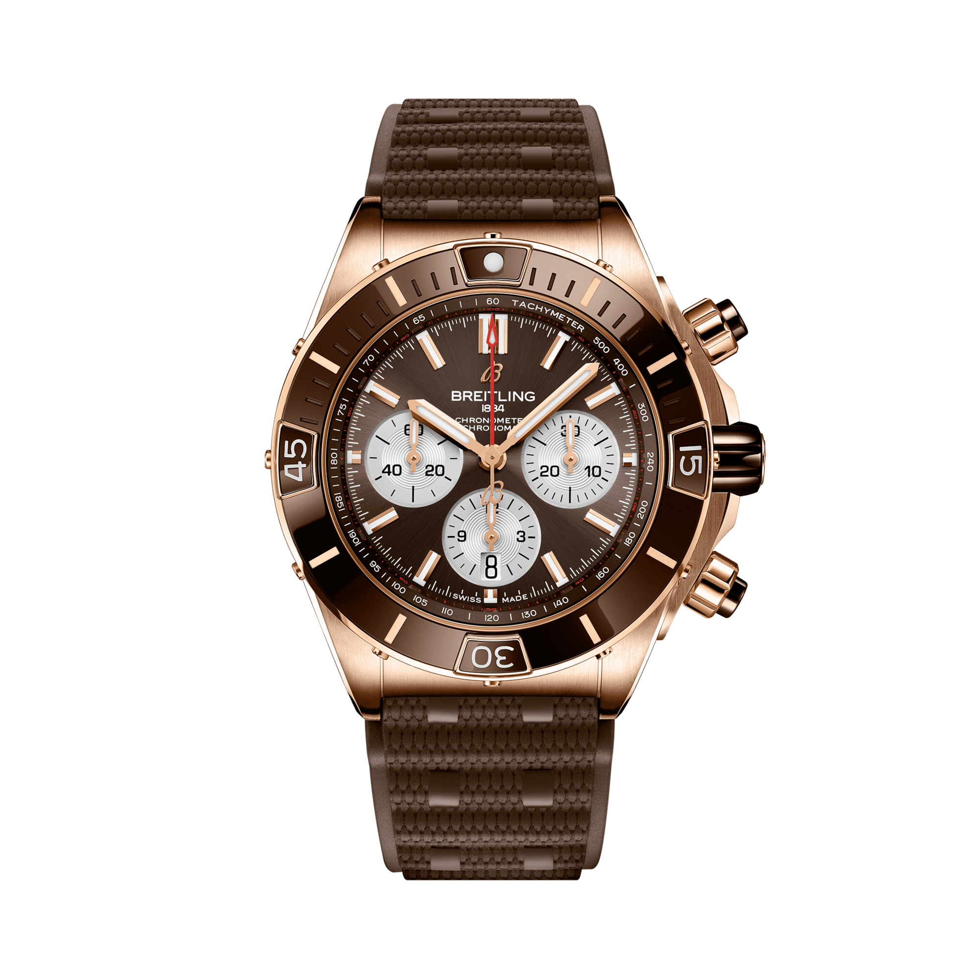 Breitling Super Chronomat B01 44 44mm, Brown Dial, Baton Numerals_1