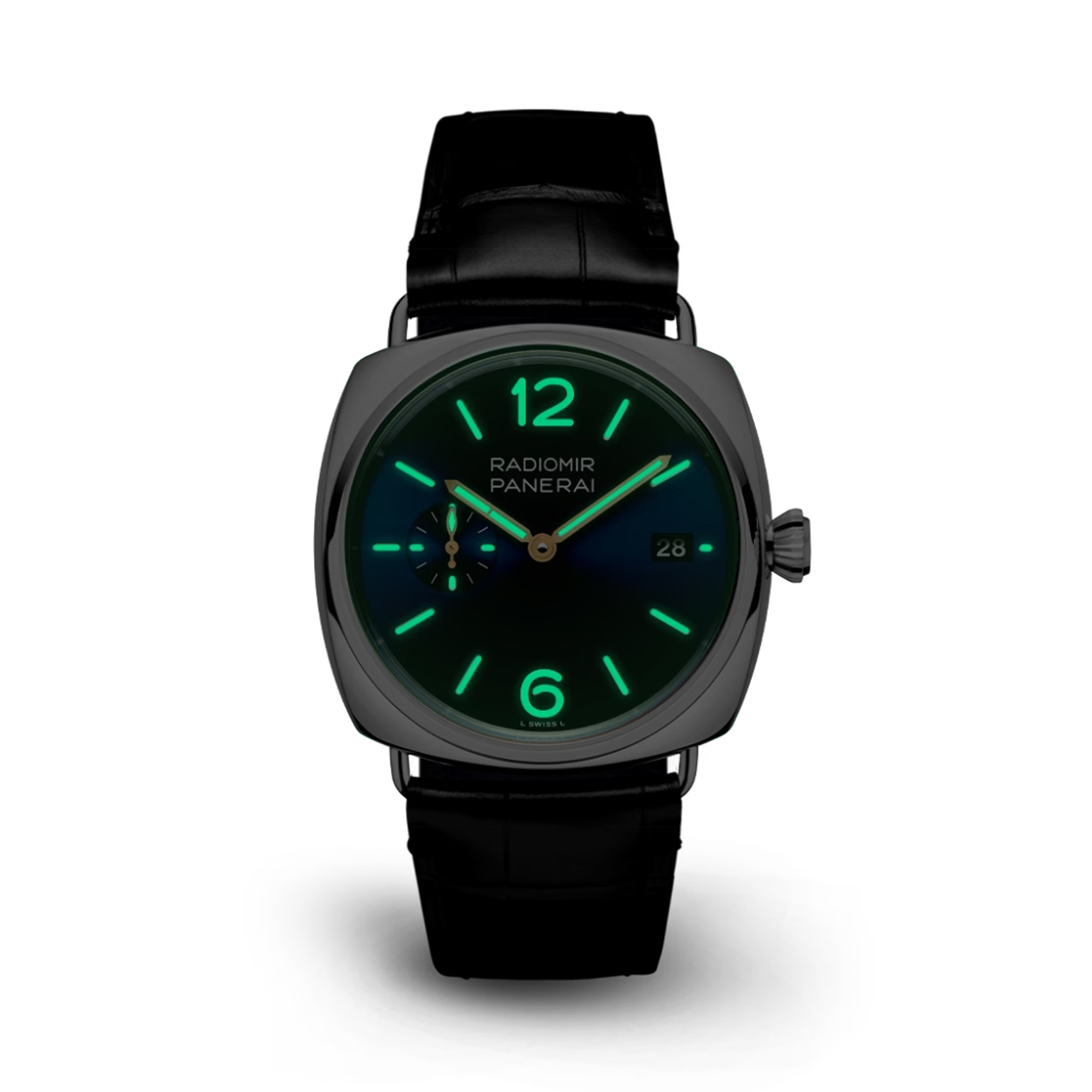 Panerai Radiomir Quaranta 40mm, Blue Dial, Arabic and Baton Numerals_3