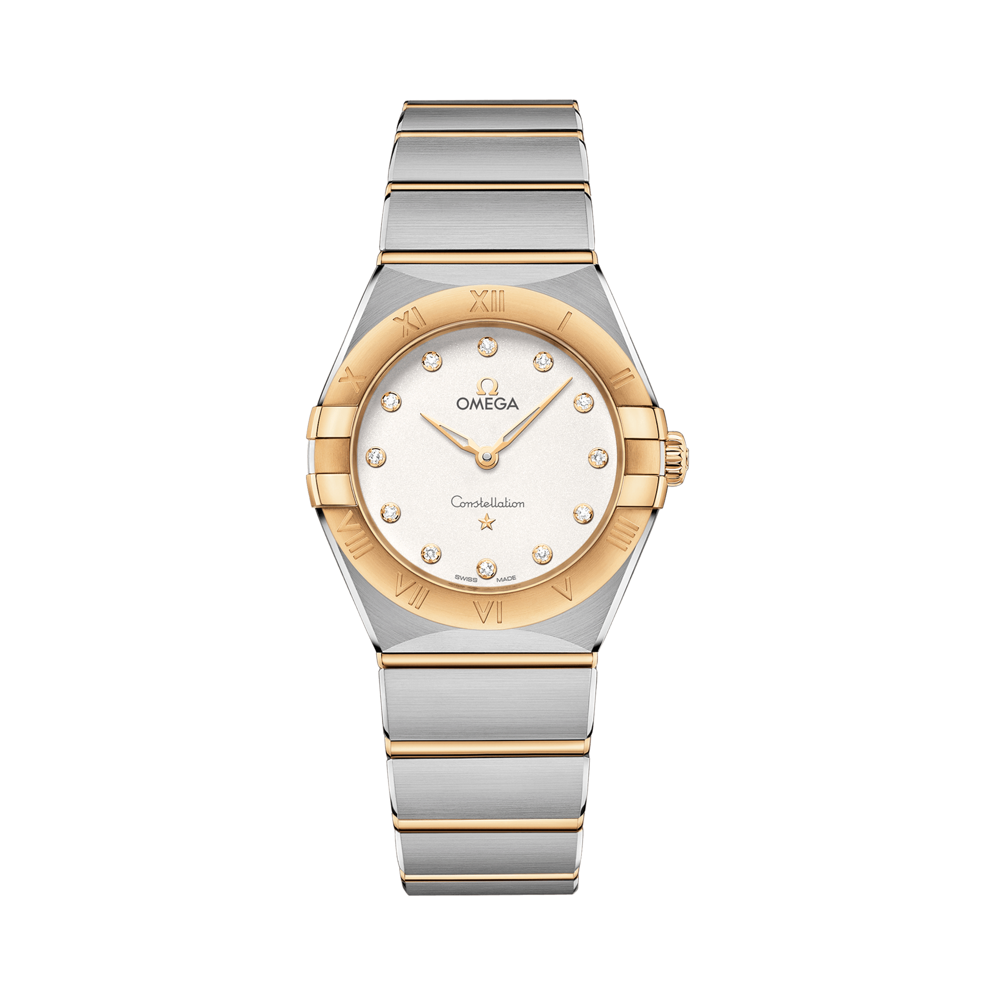 OMEGA Constellation 28mm, Silver Dial, Diamond Numerals_1