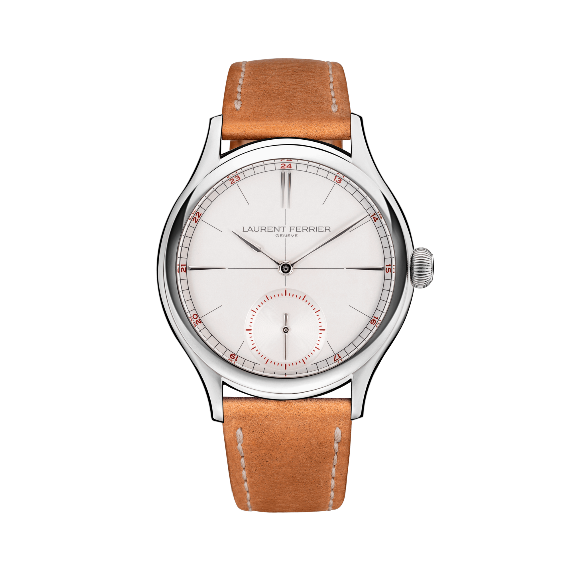 Laurent Ferrier Classic Origin White 40mm, Silvery-White Opaline Dial, Drop-shaped Indices_1