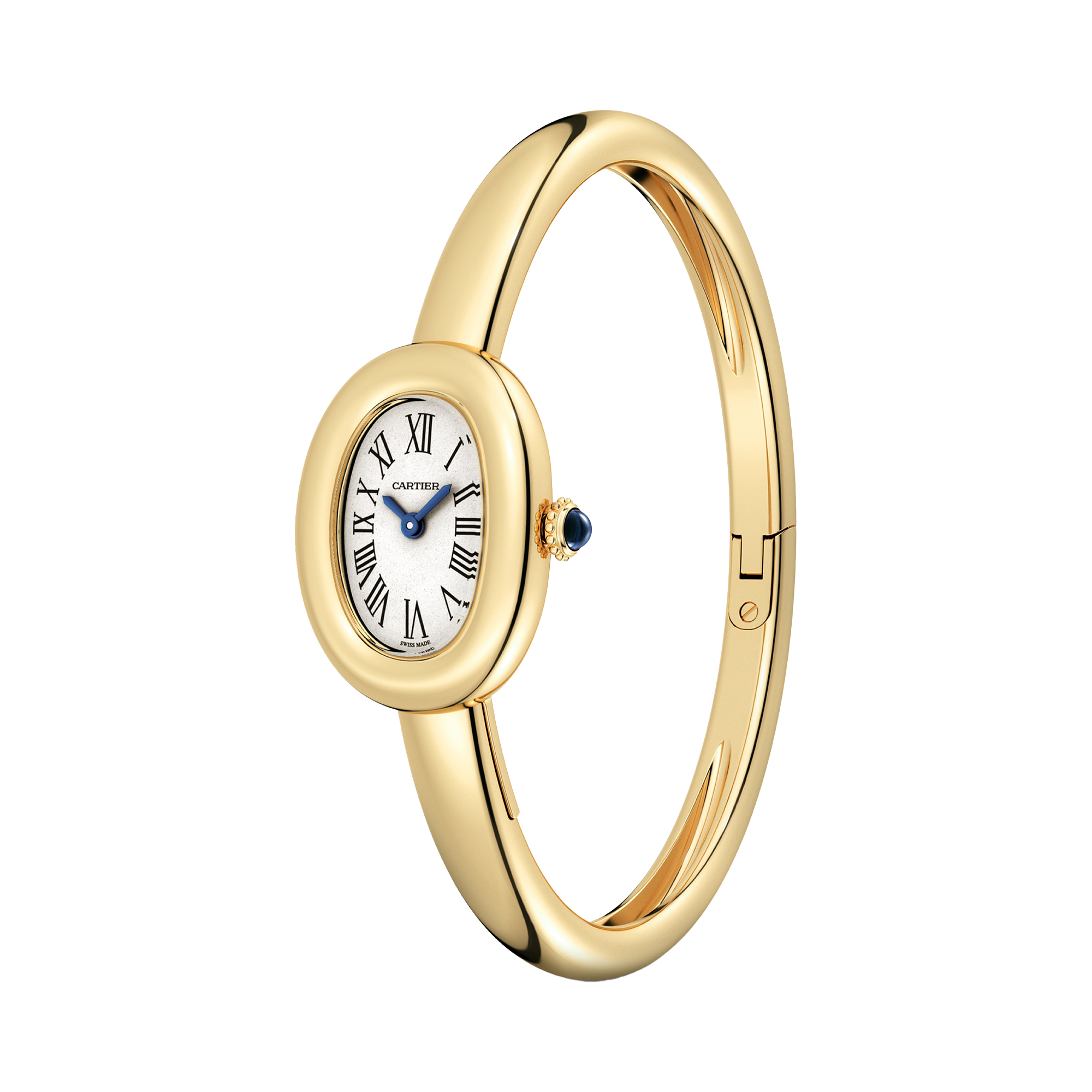 Cartier Baignoire Mini 18mm, Silver Dial, Roman Numerals_2