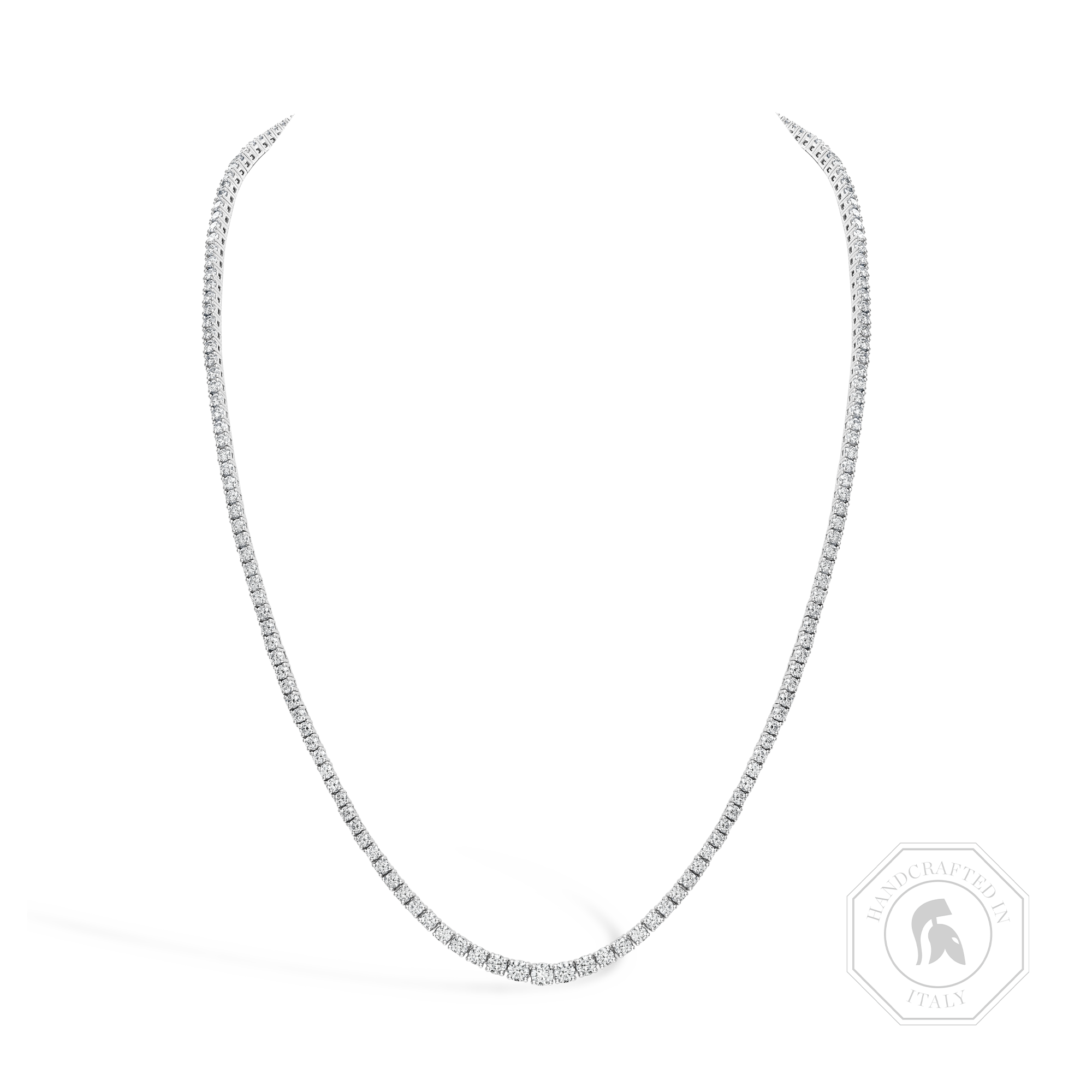 Brilliant Diamond Line Necklace Brilliant cut, Claw set_1