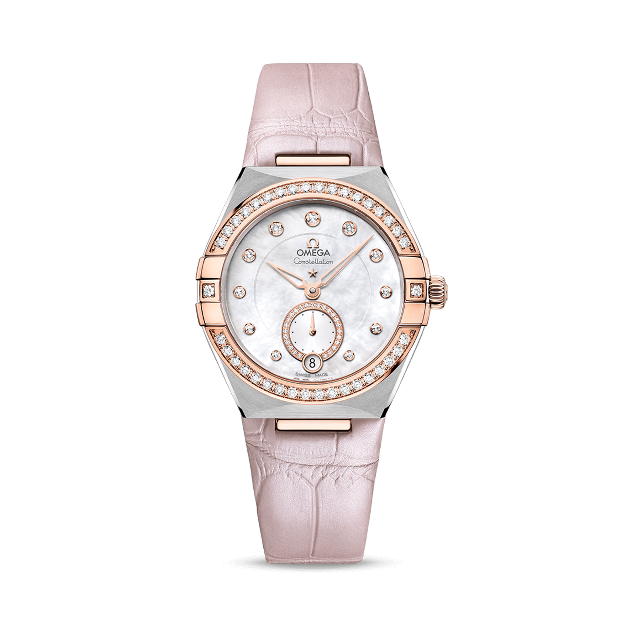 OMEGA Constellation Small Seconds 34mm, Mother of Pearl Dial, Diamond Numerals_1