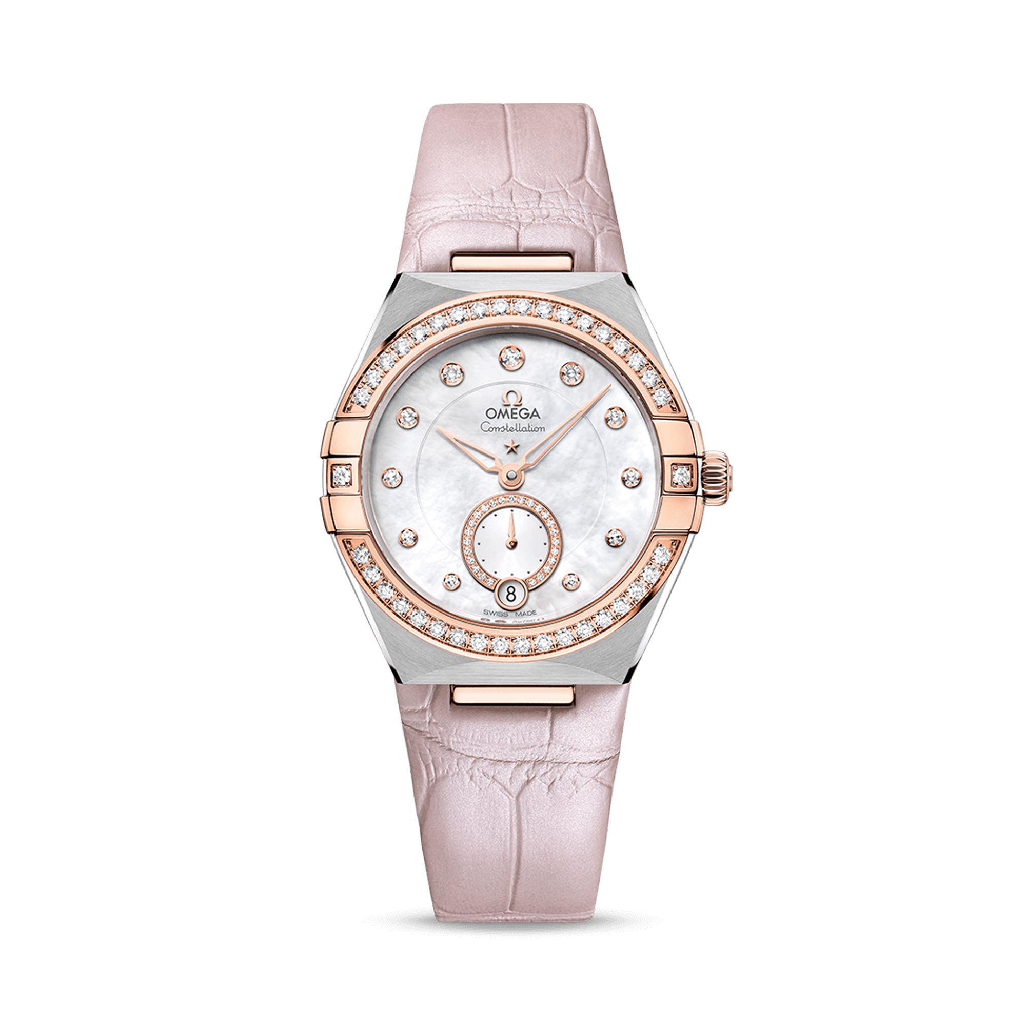 OMEGA Constellation Small Seconds 34mm, Mother of Pearl Dial, Diamond Numerals_1