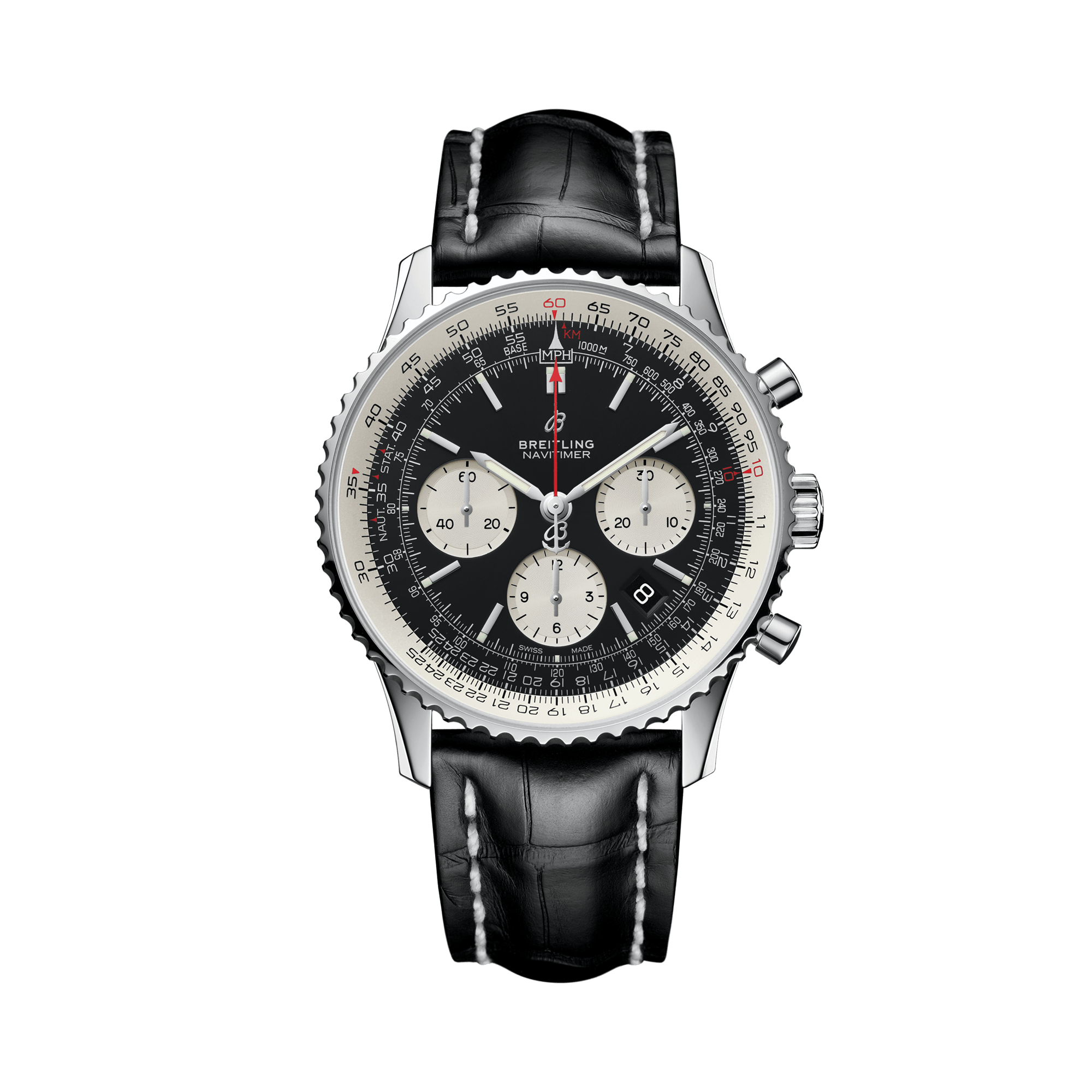 Breitling Navitimer B01 Chronograph 43 43mm, Black Dial, Arabic/Baton Numerals_1