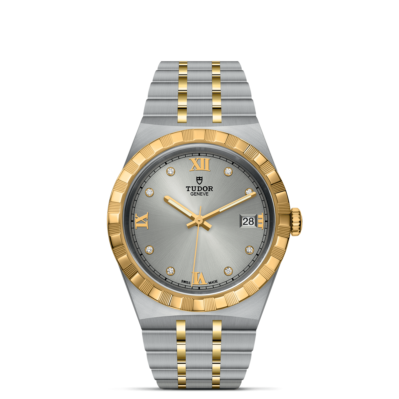 Tudor Royal 38mm. Silver Dial. Diamond Numerals_1