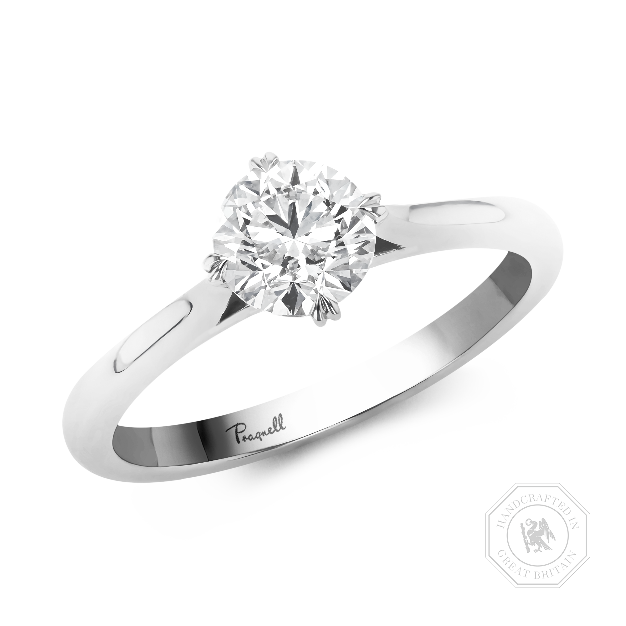 Windsor 0.90ct Brilliant Cut Diamond Ring Brilliant cut, Claw set_1