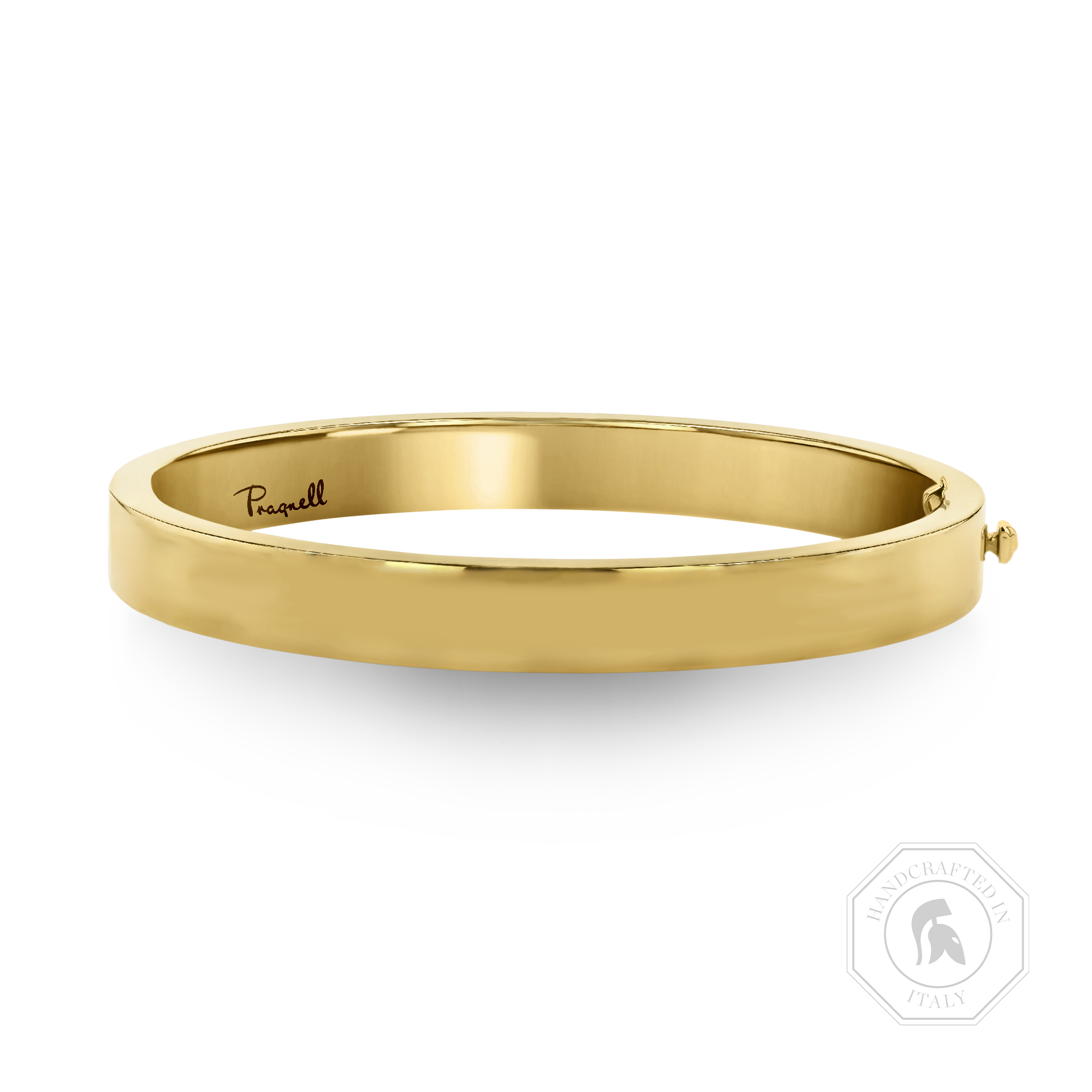 Plain Polished 8mm Square Bangle _1