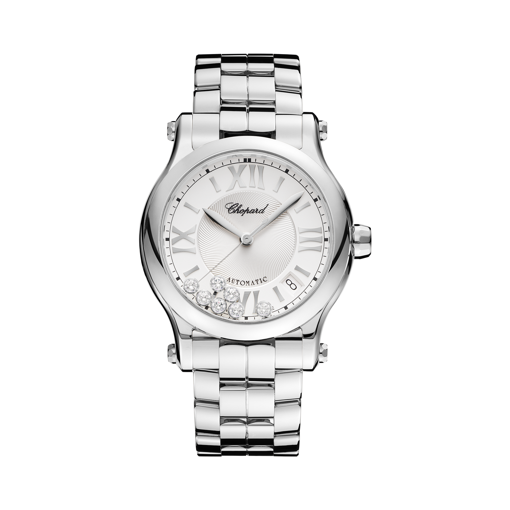 Chopard Happy Sport 36mm, Silver Dial, Roman Numerals_1