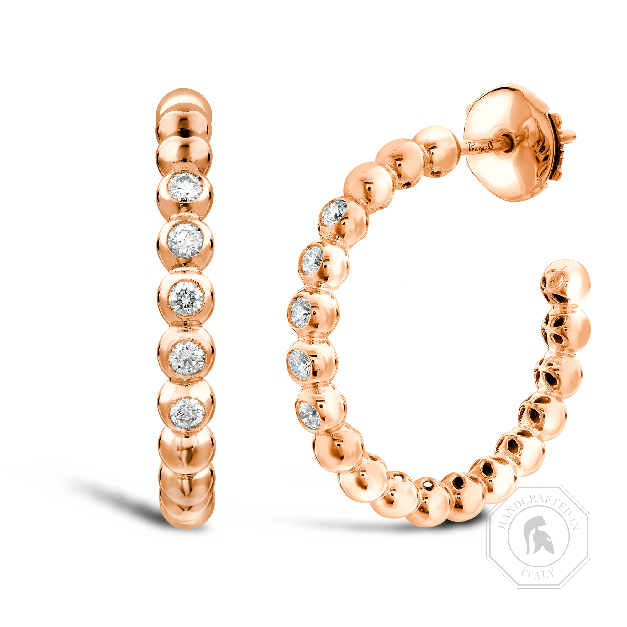 Bohemia Large Diamond Earrings Brilliant Cut_1