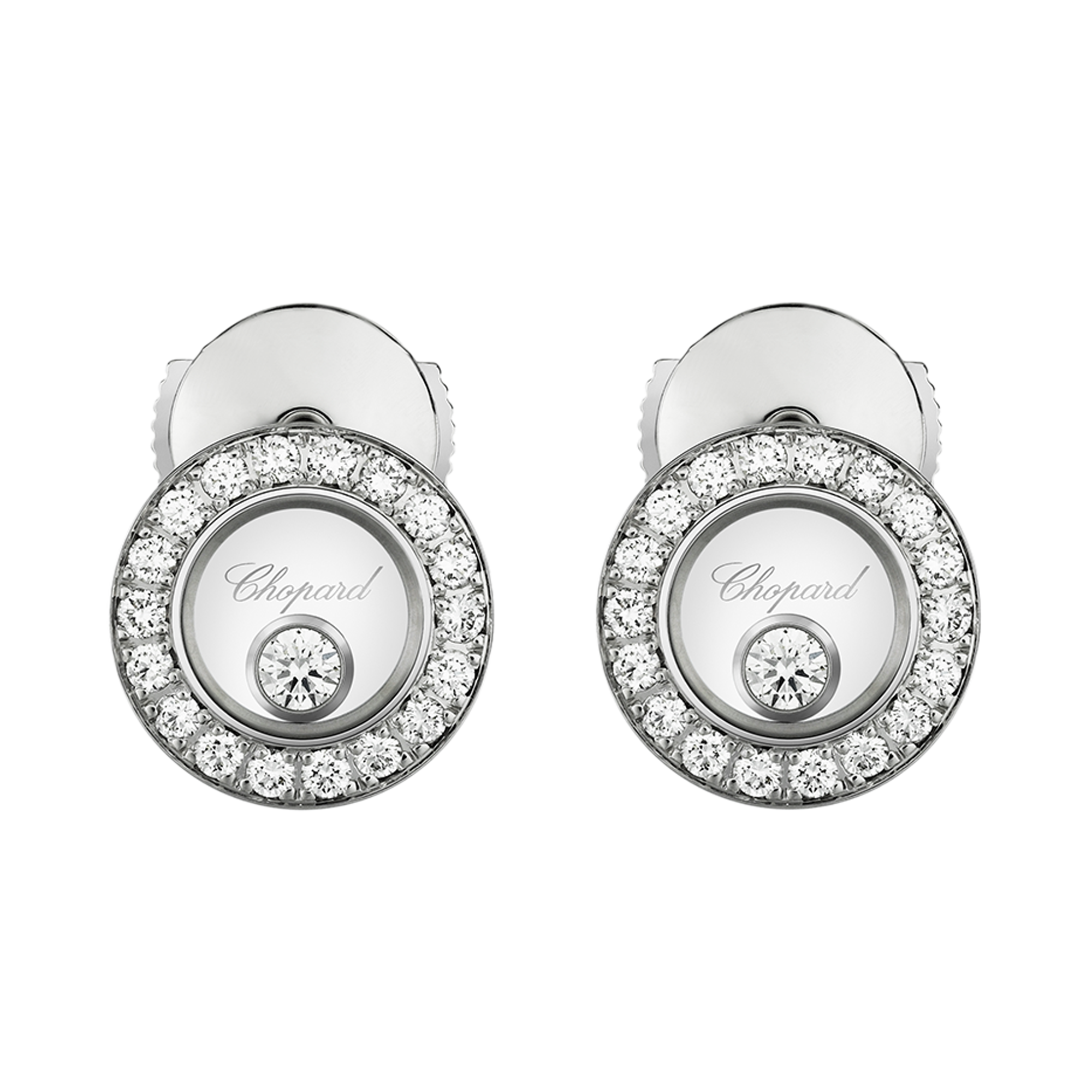 Chopard Happy Diamonds Studs Brilliant Cut, Grain Set_1