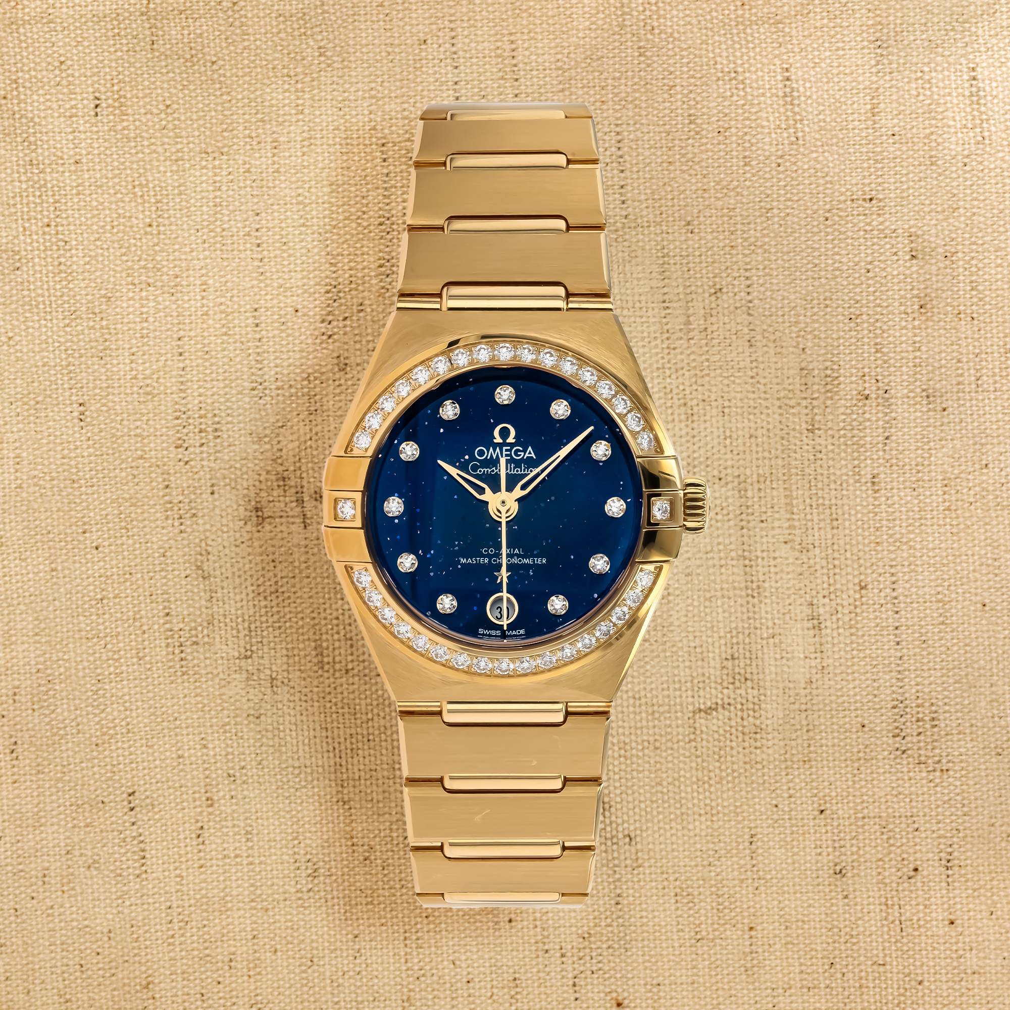 Pre-Owned OMEGA Constellation 29mm, Blue Dial, Diamond Numerals_1