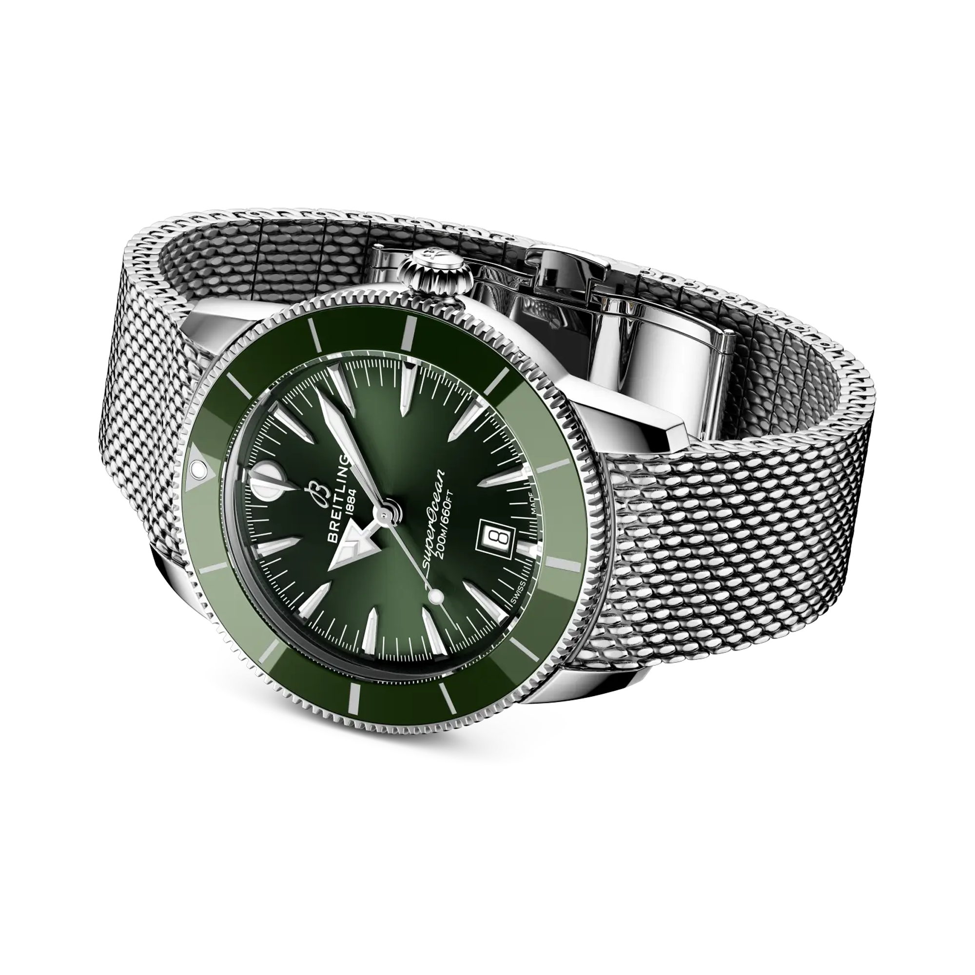 Breitling Superocean Heritage B31 Automatic 44 44mm, Green Dial, Baton Numerals_3