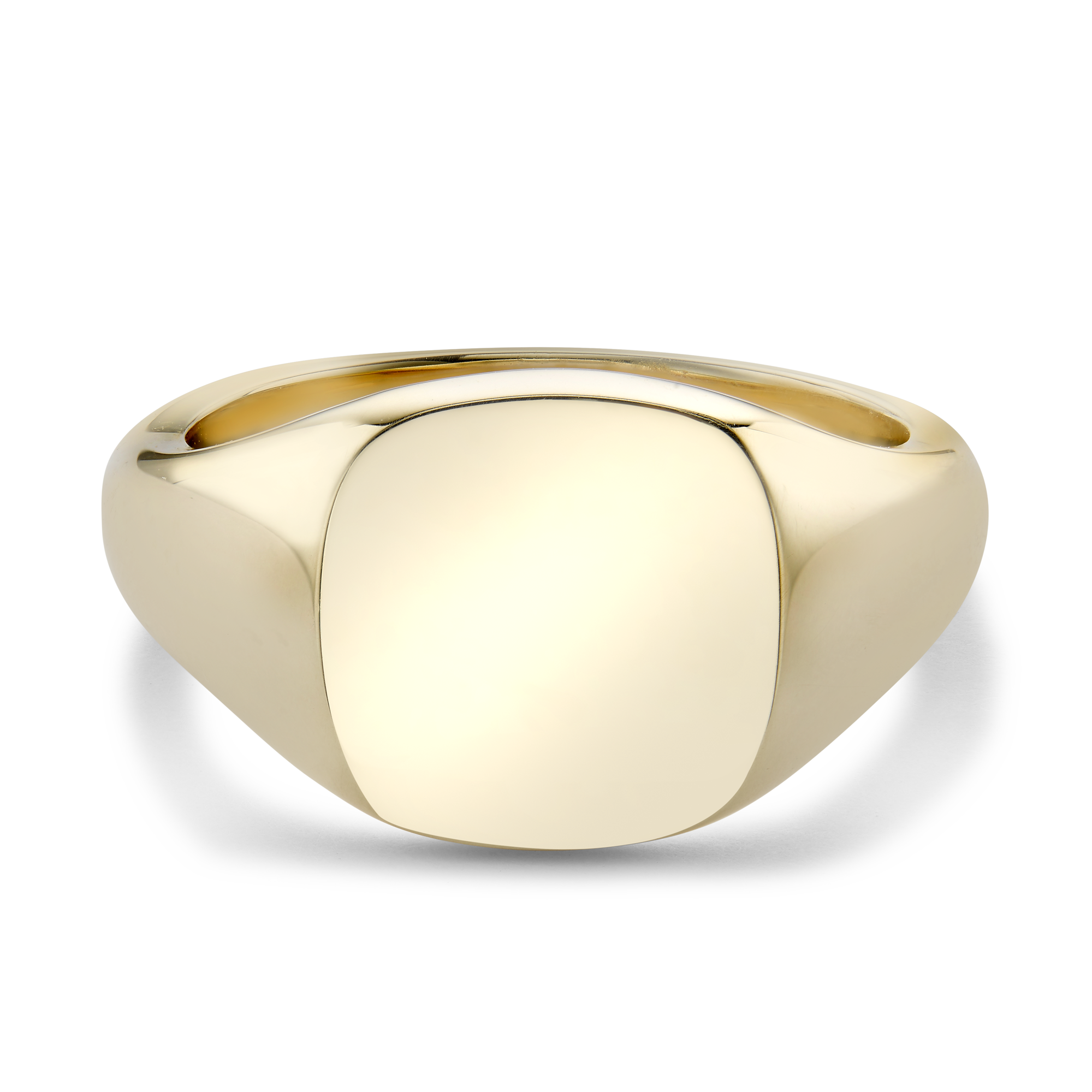 Plain Cushion Signet Ring _2