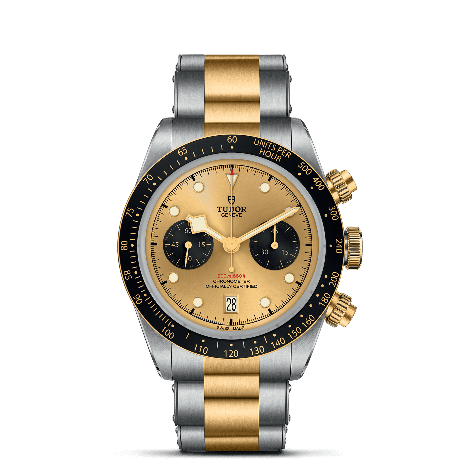 Tudor Black Bay Chrono S&G 41mm, Champagne Dial, Baton Numerals_1