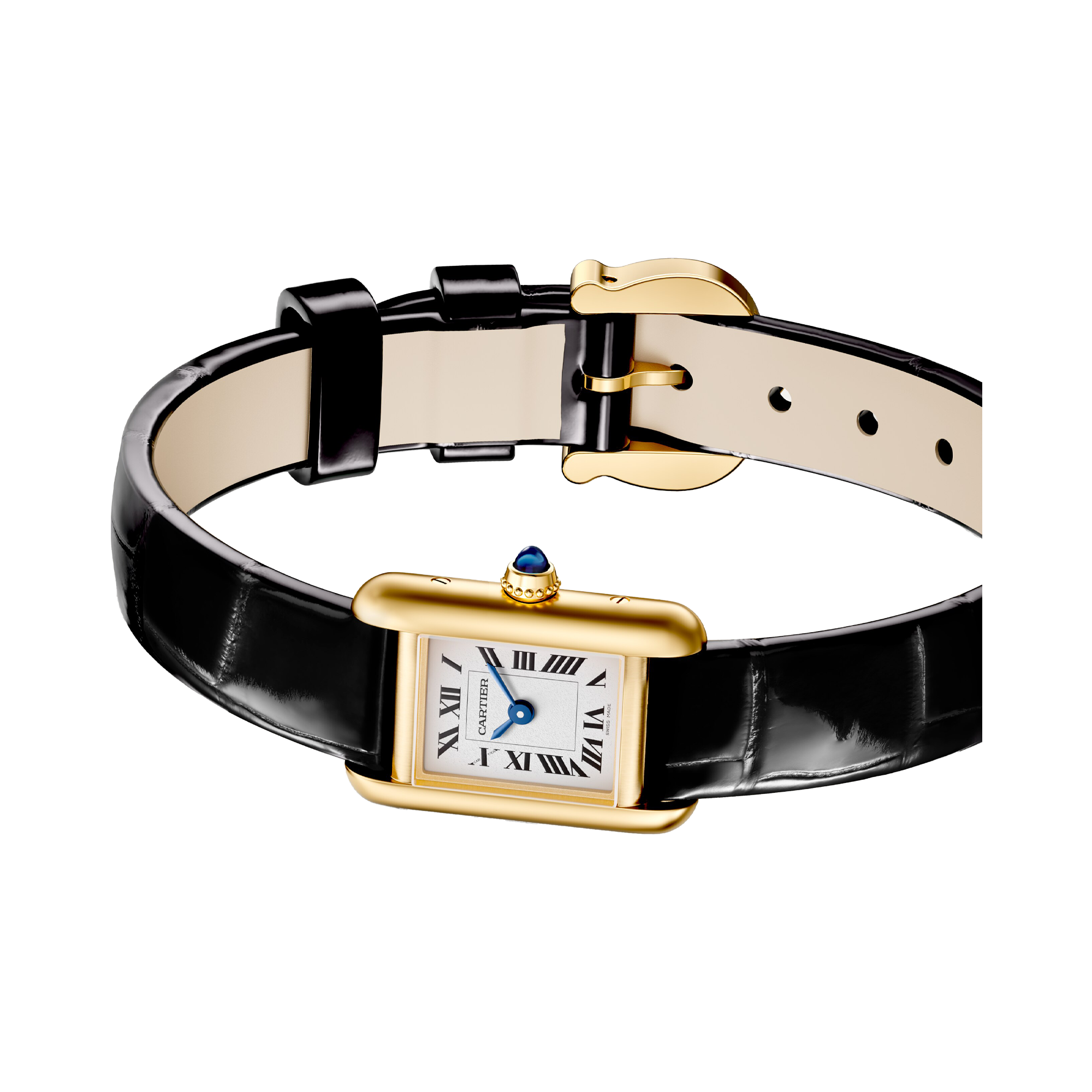 Cartier Tank 16.5mm, Silver Dial,
Roman Markers_2