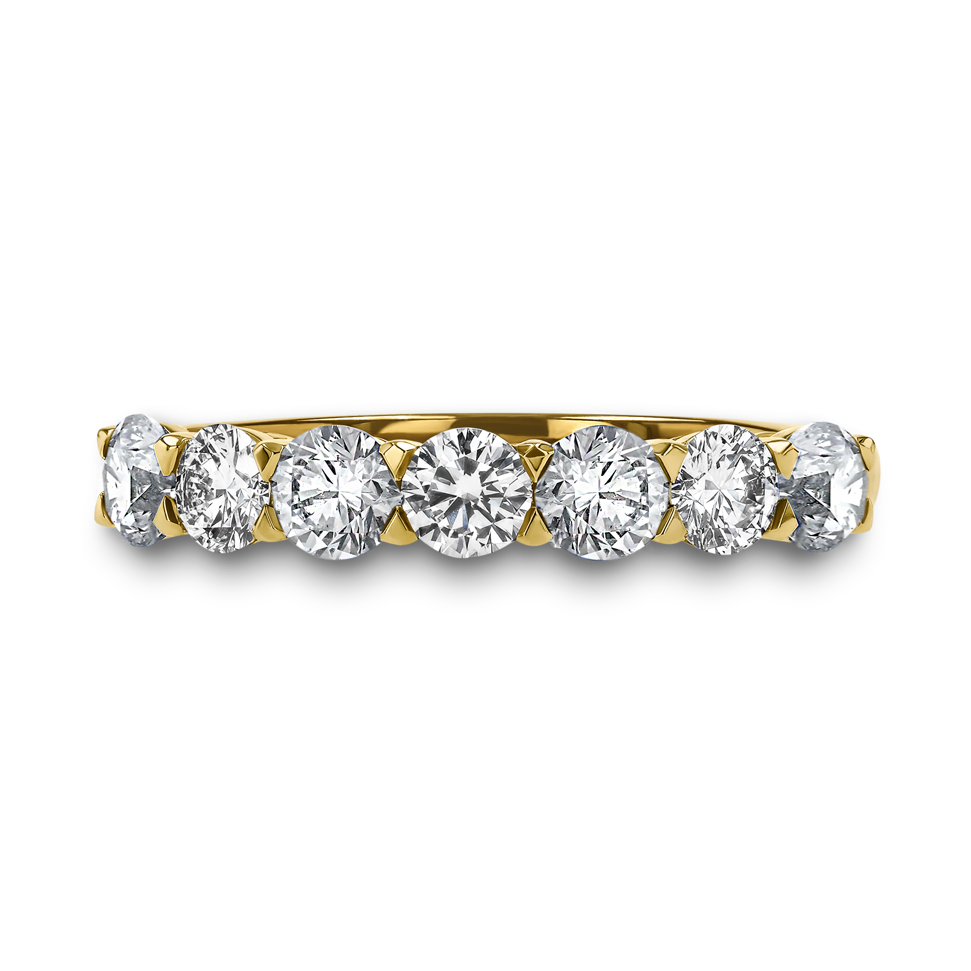 Seven Stone Diamond Ring Brilliant cut, Claw set_2
