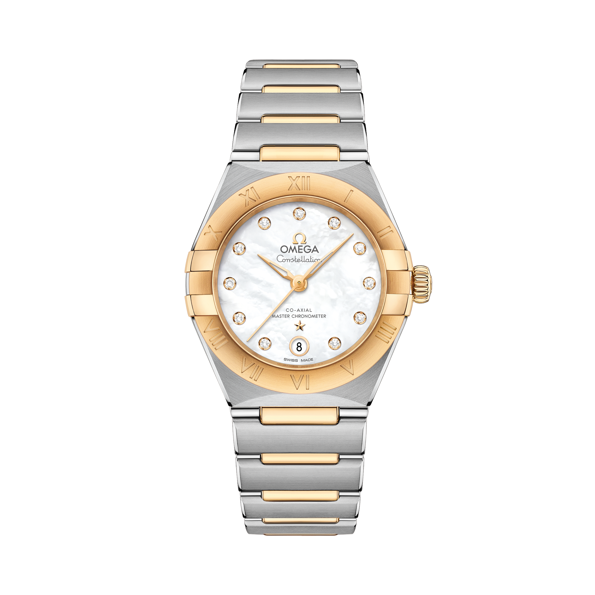 OMEGA Constellation 29mm, Mother of Pearl Dial, Diamond Numerals_1