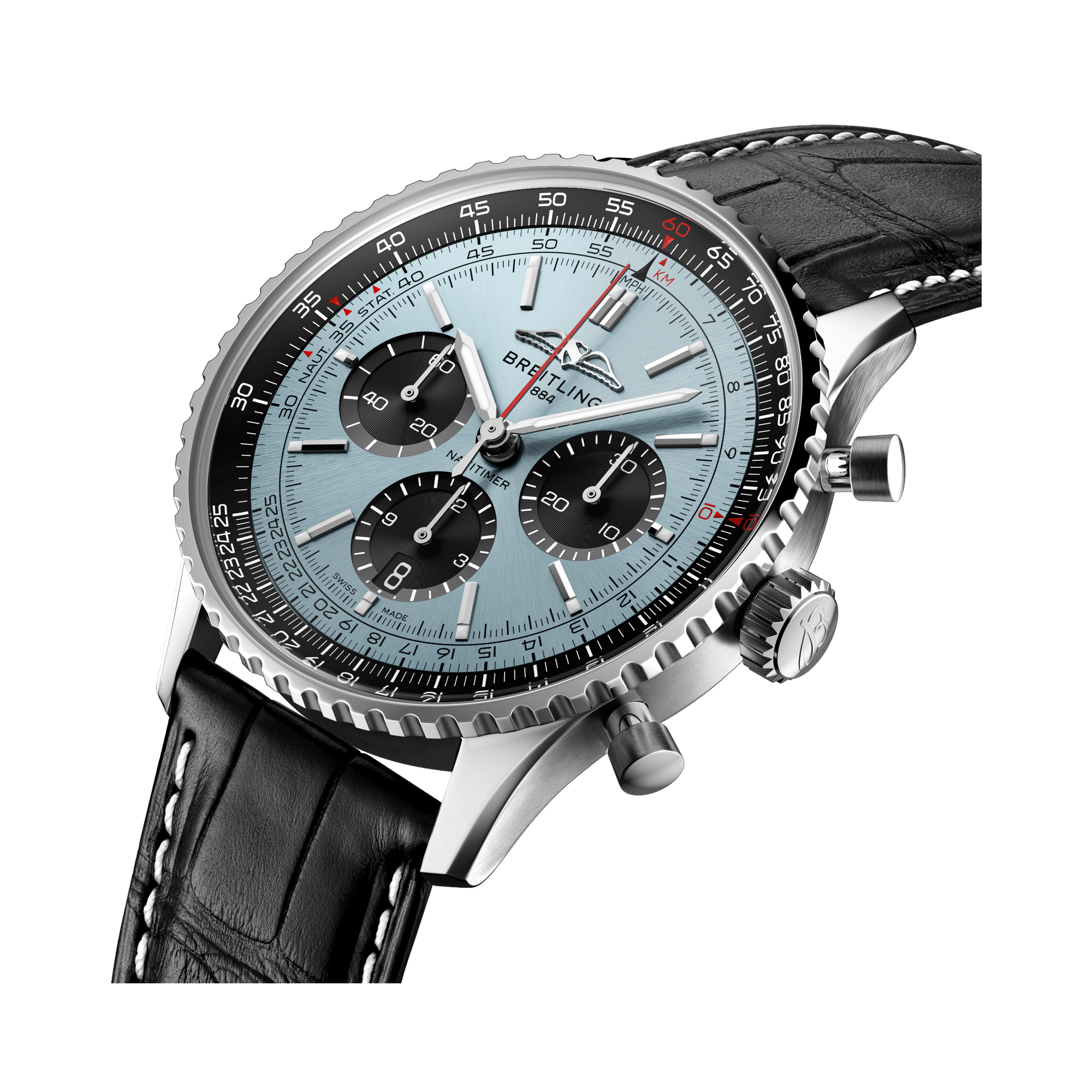 Breitling Navitimer B01 Chronograph 43 43mm, Ice Blue Dial, Baton Numerals_3