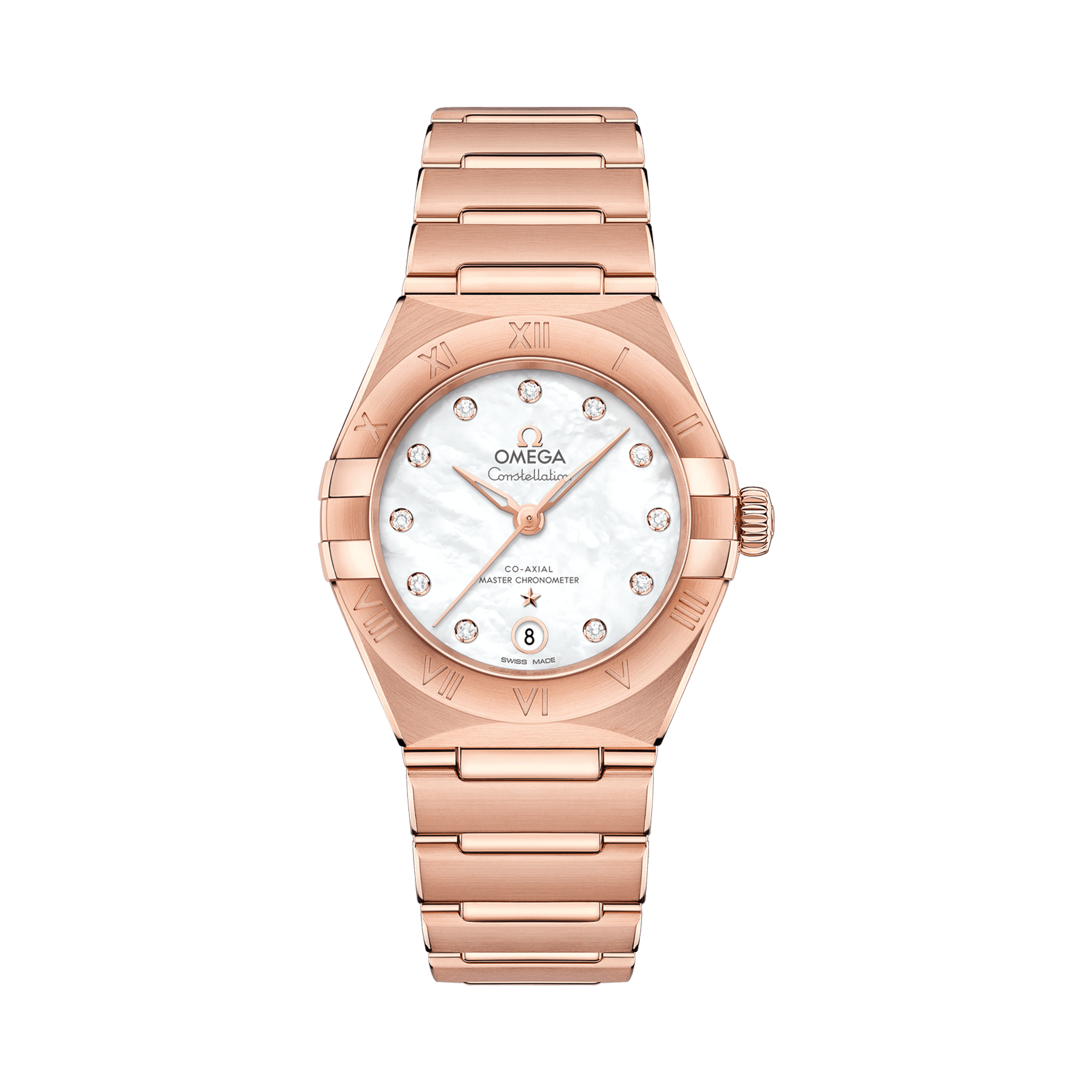 OMEGA Constellation 29mm, Mother of Pearl Dial, Diamond Numerals_1