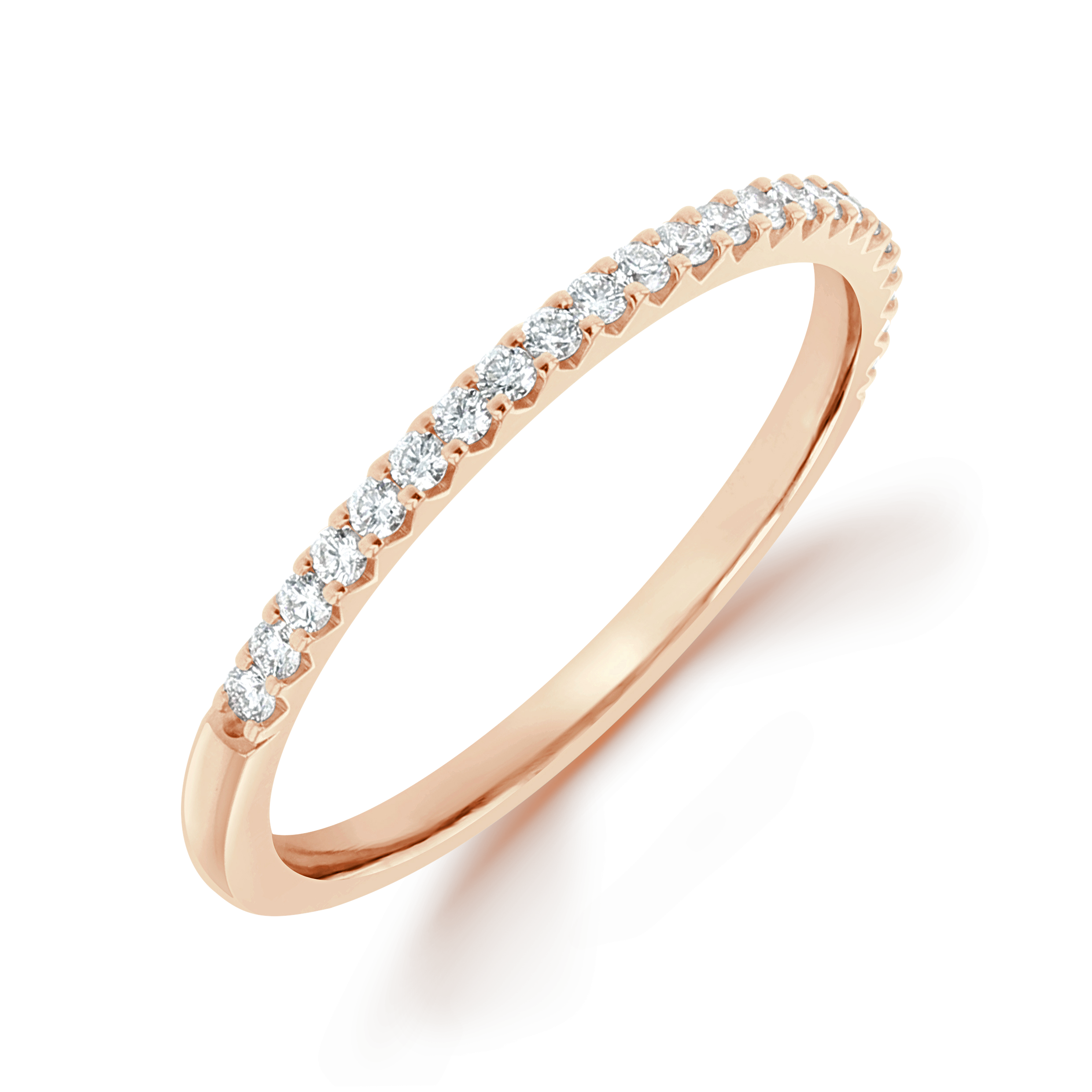 Brilliant Cut Diamond Half Eternity Ring Brilliant Cut, Half Eternity, Claw Set_1