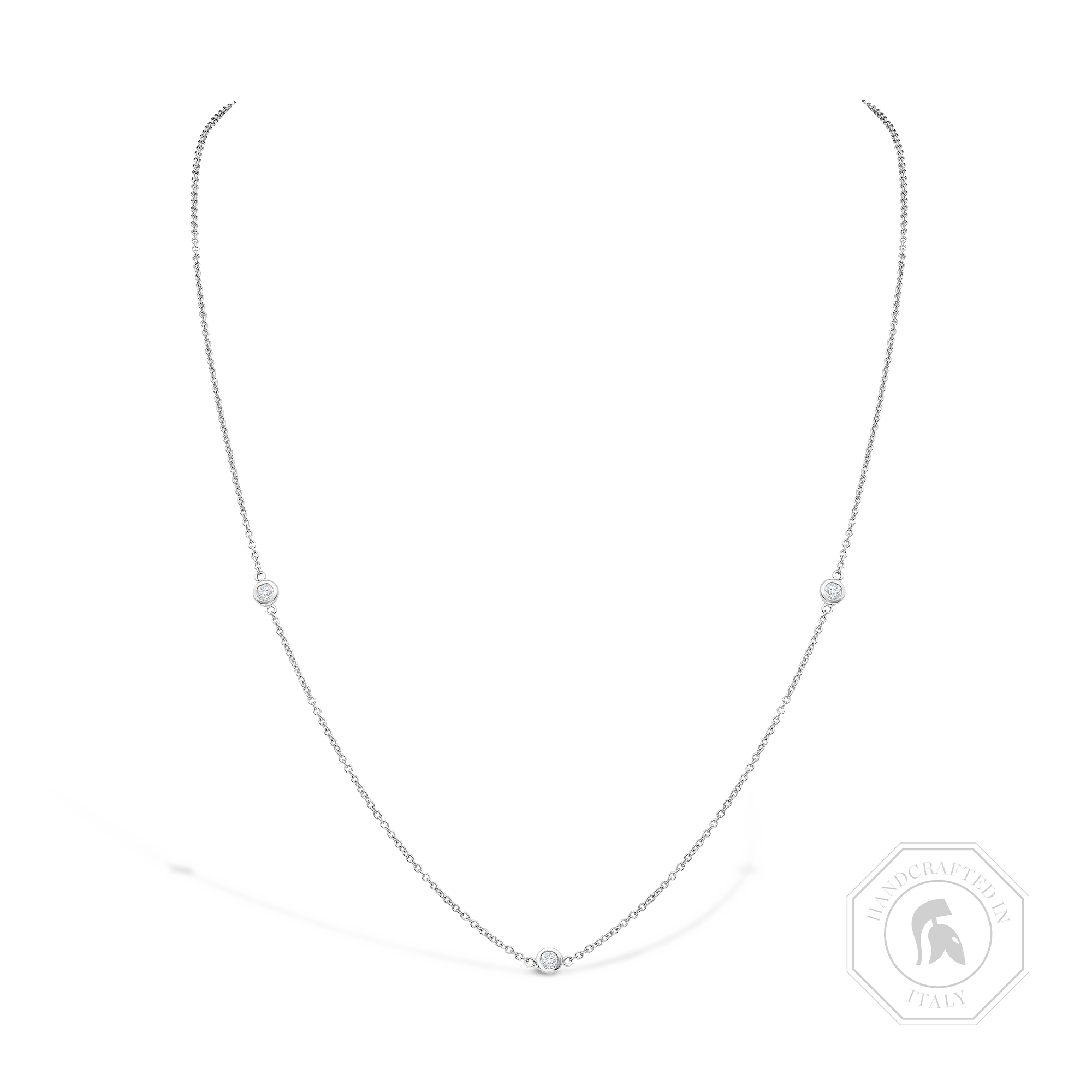 Sundance Diamond Necklace Brilliant Cut, Rubover Set_1