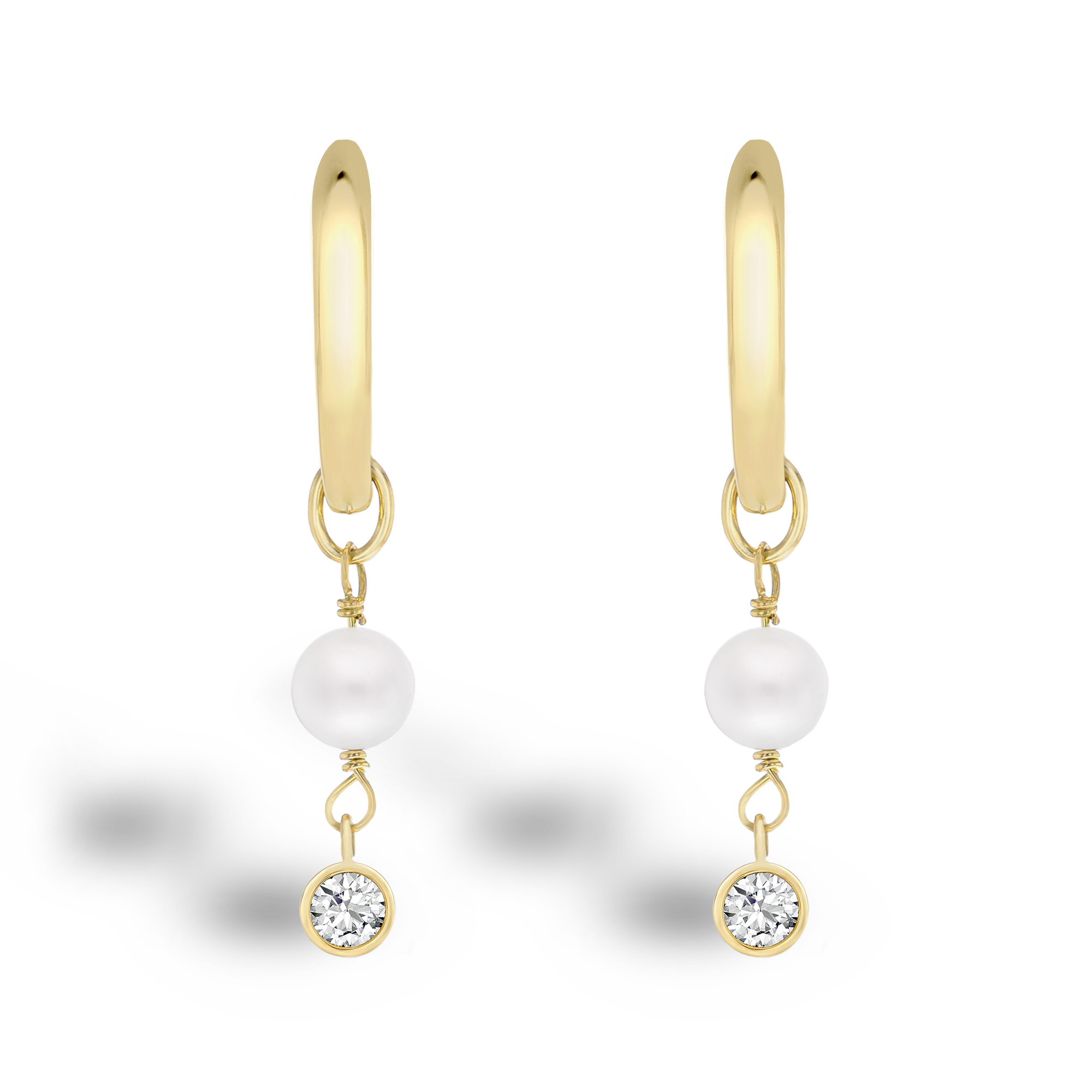 Sundance Fresh Water Pearl Hoop Earrings Spectacle Set_2