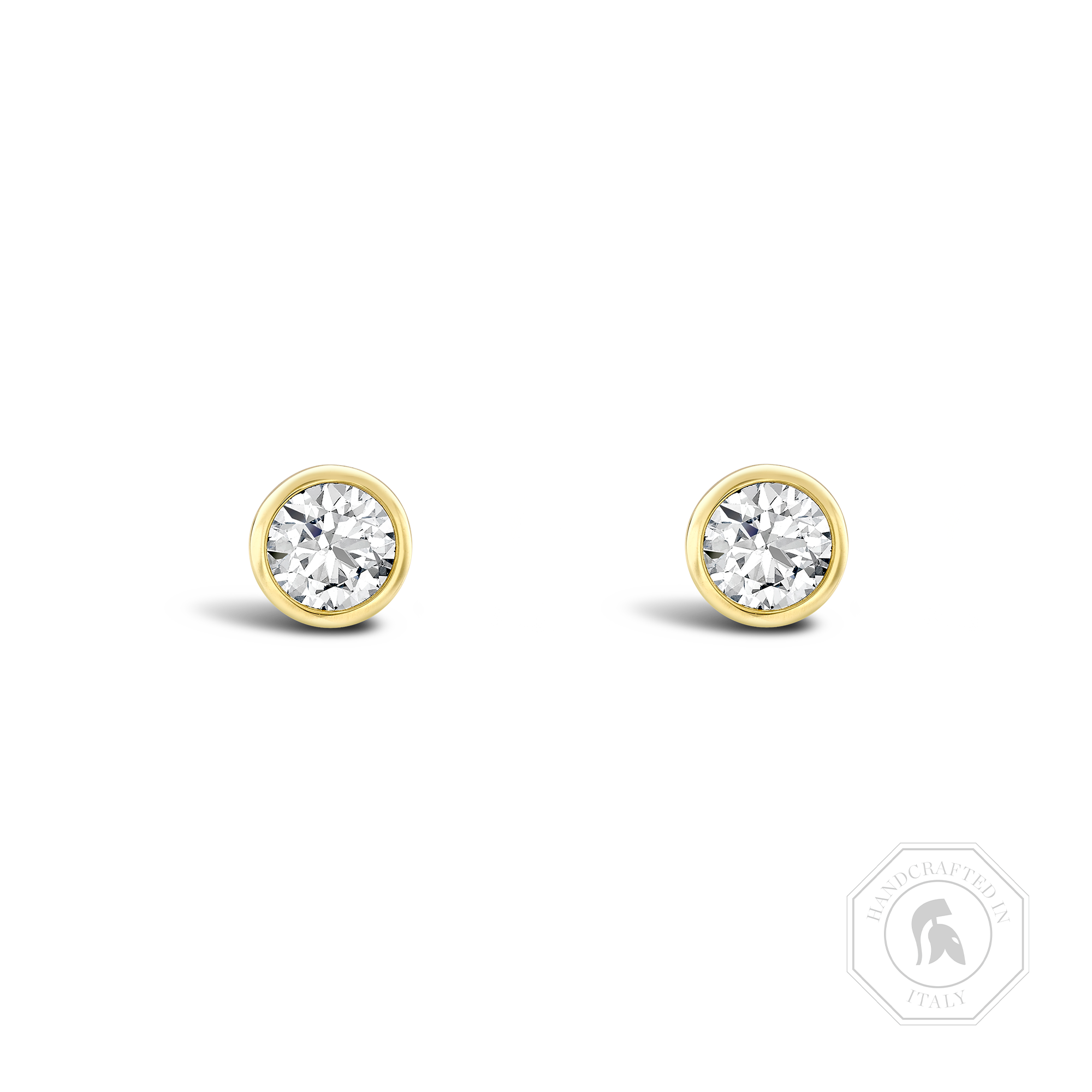 Sundance Diamond Stud Earrings Brilliant Cut, Rubover Set_1